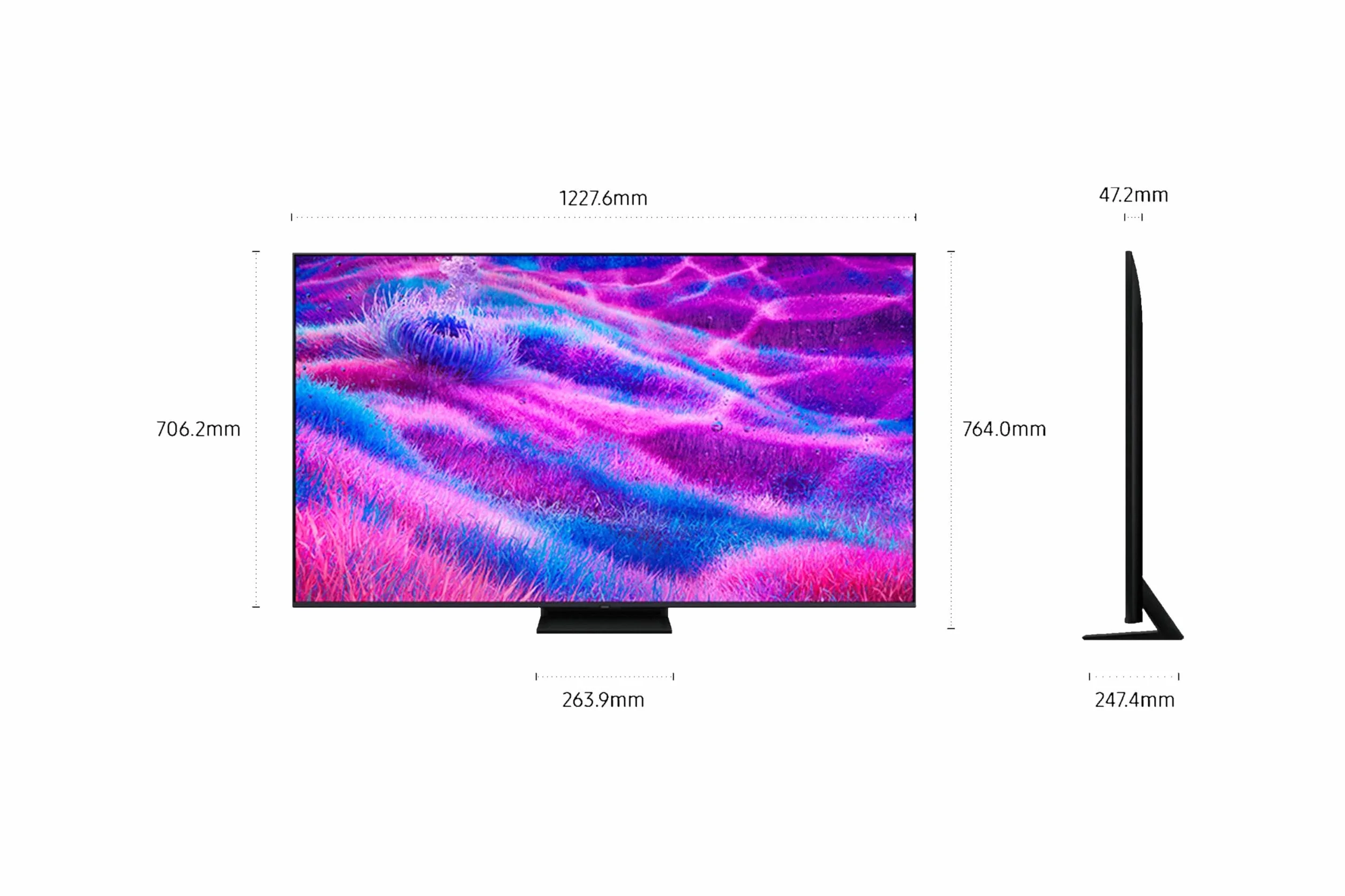 Samsung TV AI Mini LED 55 Pouces Neo QLED QN80F 4K Smart TV HDR Dolby Atmos