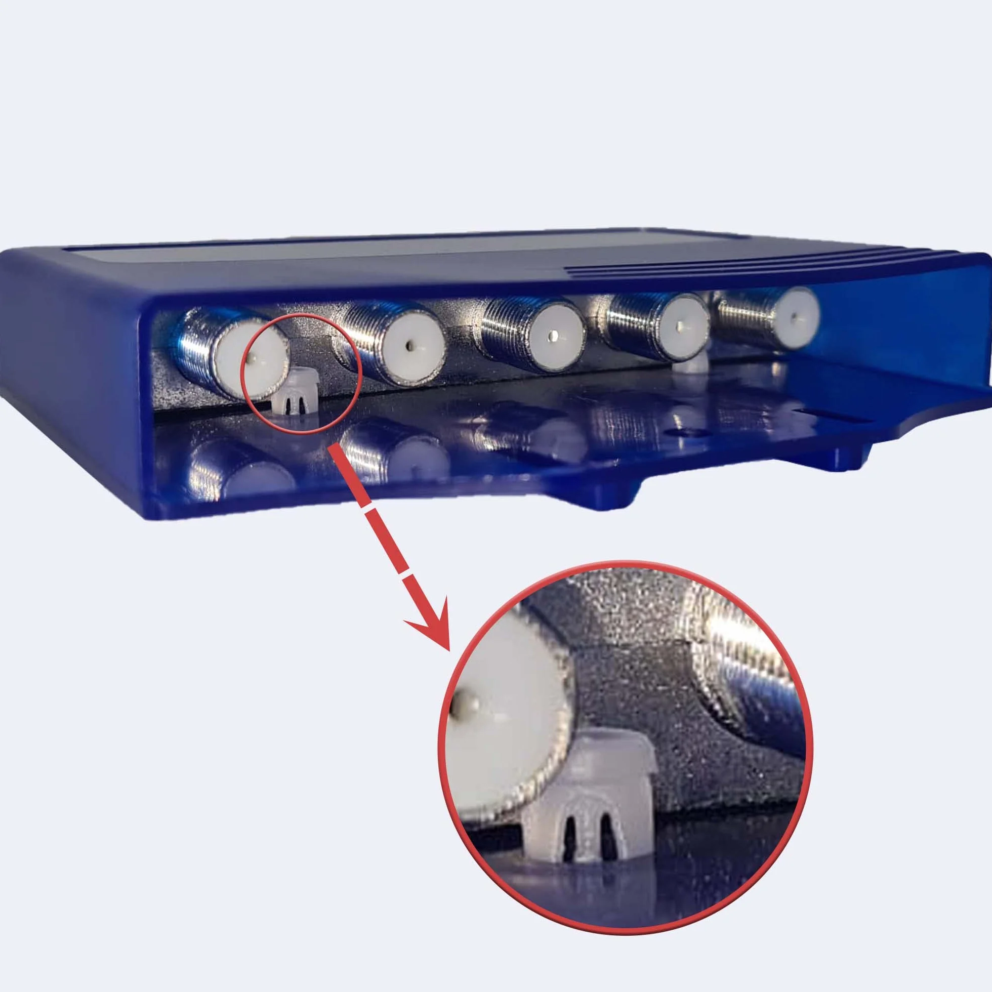 DiSEqC Commutateur satellite 4/1 avec boîtier de protection contre les intempéries pour satellite, répartiteur, accessoires satellite, 10 fiches F