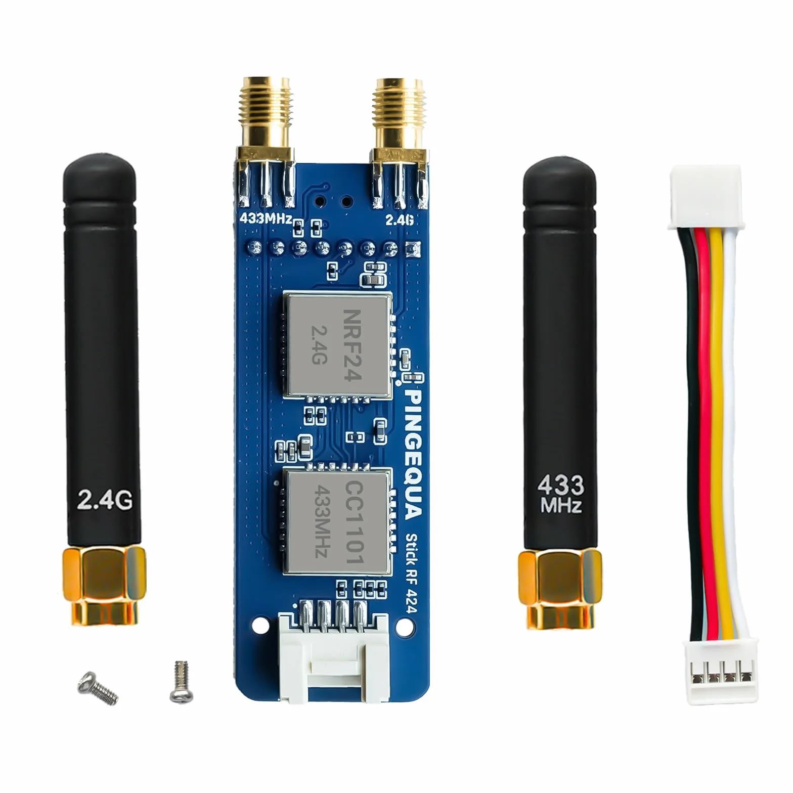 Module RF 2 en 1 pour M5Stack StickC Plus NRF24 2,4 GHz CC1101 433 MHz compatible Bruce Firmware