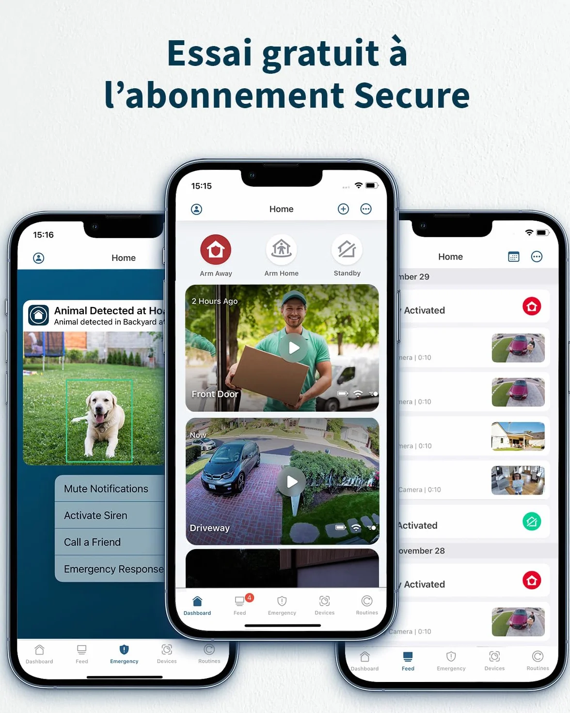 ARLO Essential 2 FHD, Caméra de Surveillance WiFi Extérieure sans Fil, Détection par IA, Vision Nocturne Couleur, Audio bidirectionnel, Compatible avec Alexa, Essai Secure Inclus, 2 Caméras
