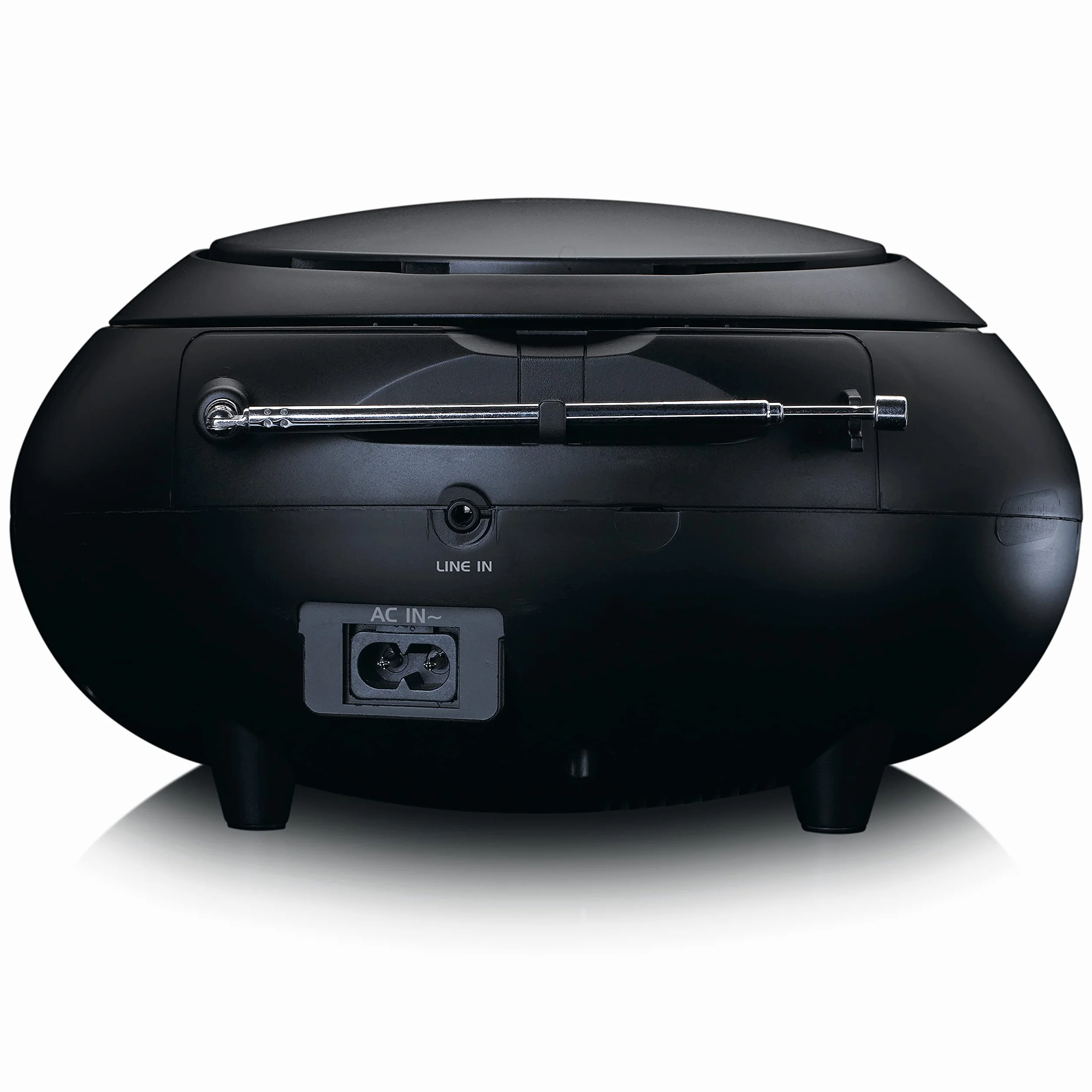 Lenco SCD-331 - Radio CD Portable - Bluetooth - Port USB - Stockage de titres programmable - Radio FM PLL - Écran LCD - Entrée AUX - Noir