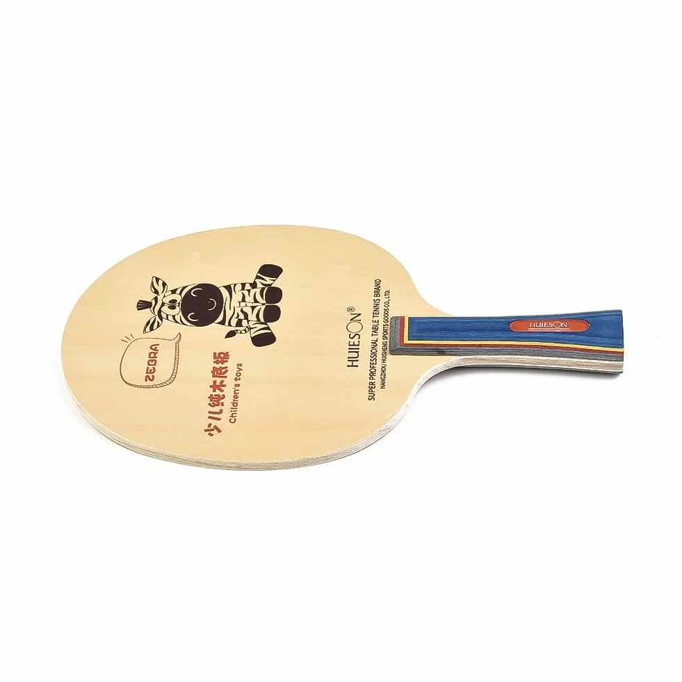 Plaque inférieure ping-pong bois 5 plis raquette tennis de table longue poignée