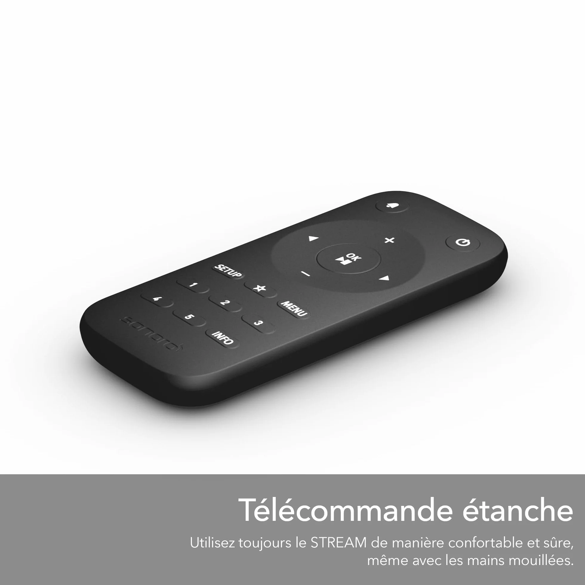 sonoro Stream Radio Internet avec Bluetooth (FM, Wi-FI, Spotify, Deezer, résistante aux éclaboussures) érable/Blanc