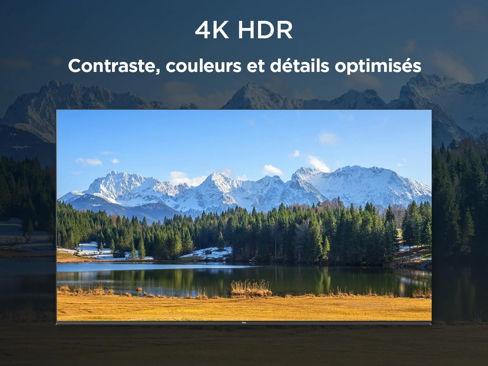 TCL 65V6C 65 Pouces Smart TV 4K HDR Direct LED Google TV Dolby Audio Motion Clarity