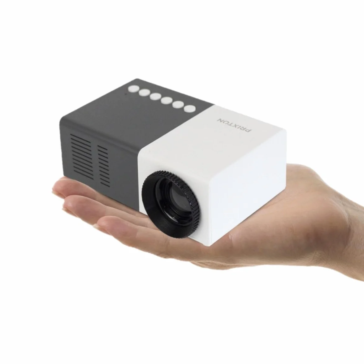 PRIXTON Vidéoprojecteur Portable Mini LED 900 Lumens 320x240 QVGA HDMI USB