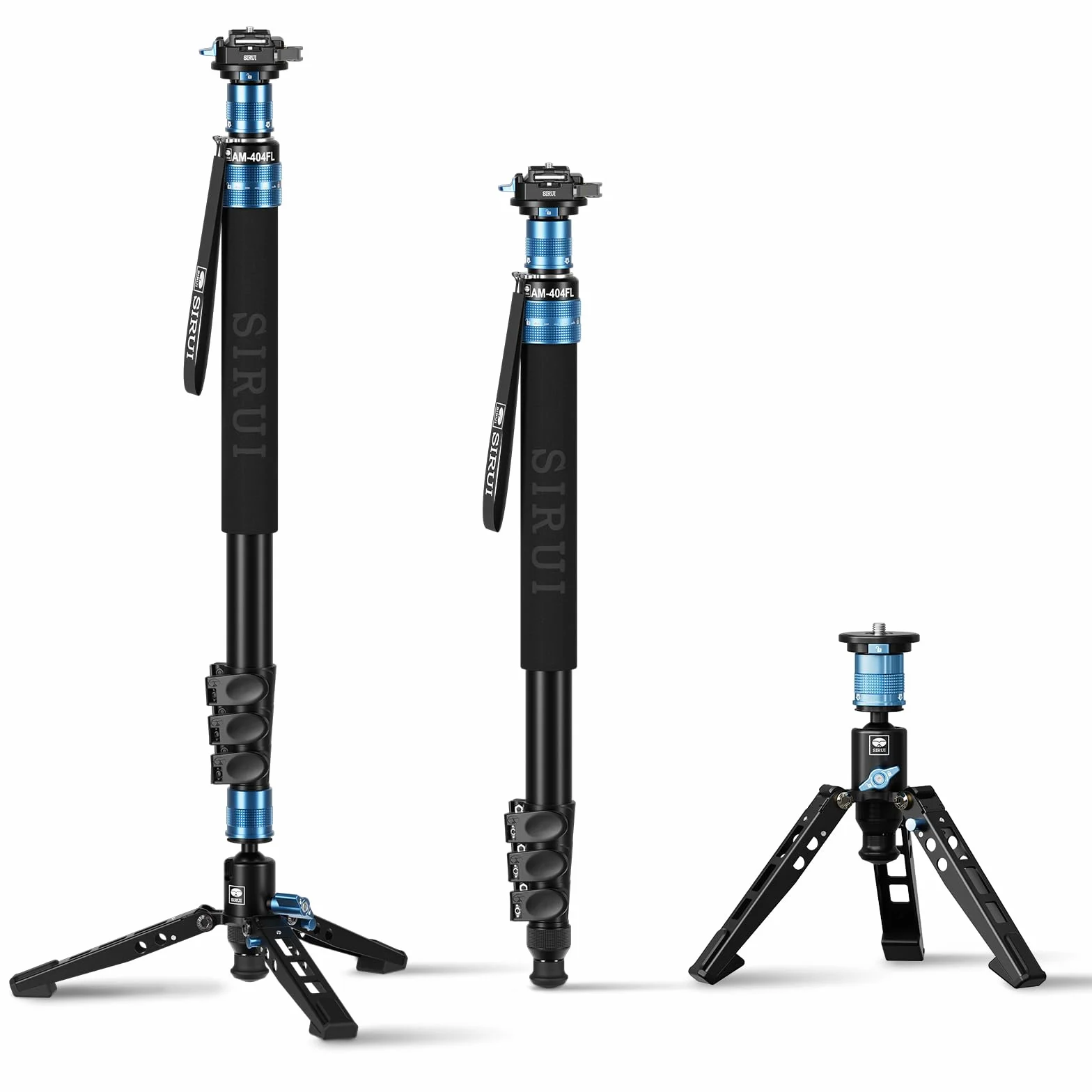 SIRUI Monopode de voyage professionnel en aluminium 192,5 cm charge maximale 15 kg compatible avec appareils photo