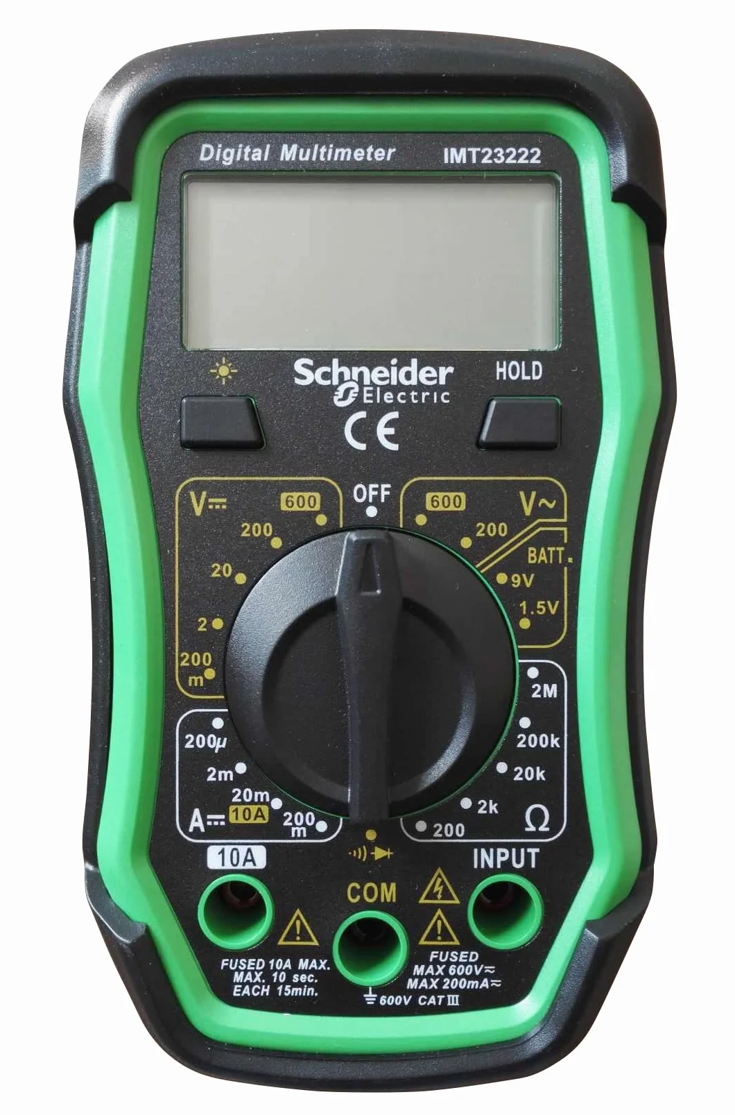 Multimetro digital Cat III 600V