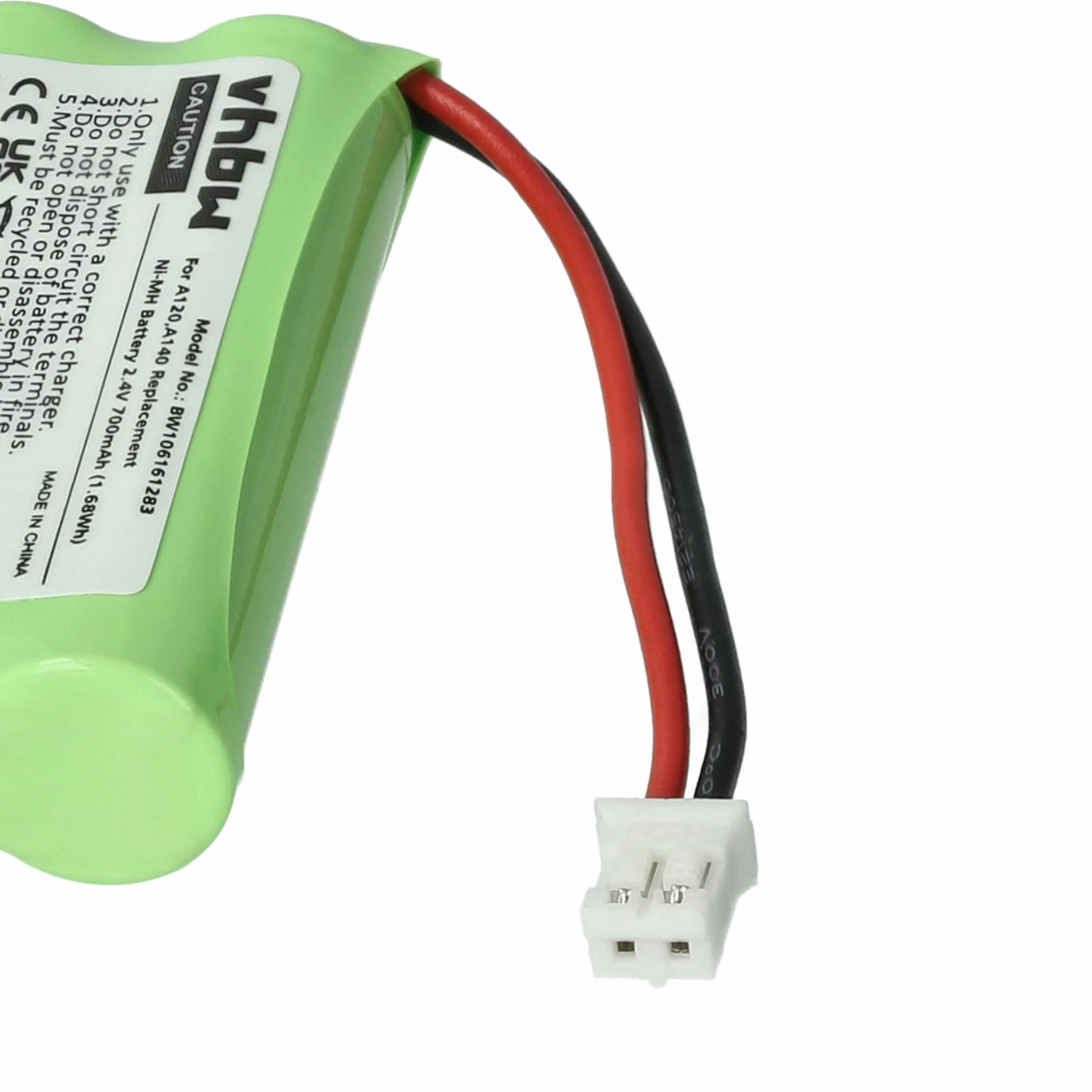 vhbw 3X Batteries (NiMH, 700mAh, 2.4V) téléphones Fixes Compatible avec Siemens Gigaset A260 Trio, A265, A345