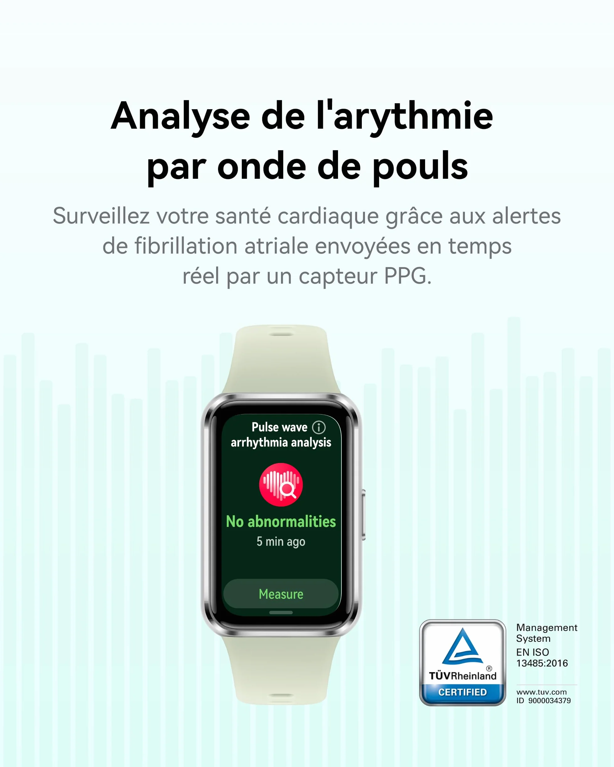HUAWEI Band 11 Montre Connectée Tracker d'Activité Écran AMOLED 1,62 Pouces Bracelet Intelligent Autonomie 14 Jours Noir