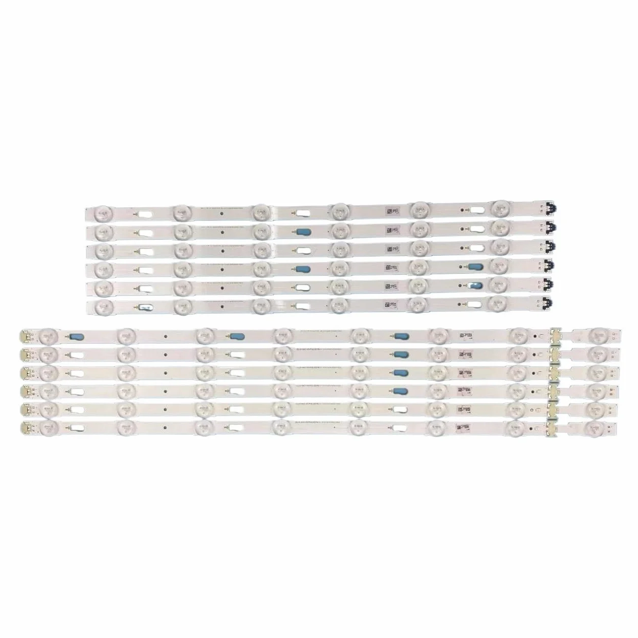 Bande de rétroéclairage LED Compatible Fit for Samsung UE55KU6179U UE55KU6300U UE55KU7350U UE55MU6200K UE55MU6200W UE55MU6202K UE55MU6205K UE55MU6270U