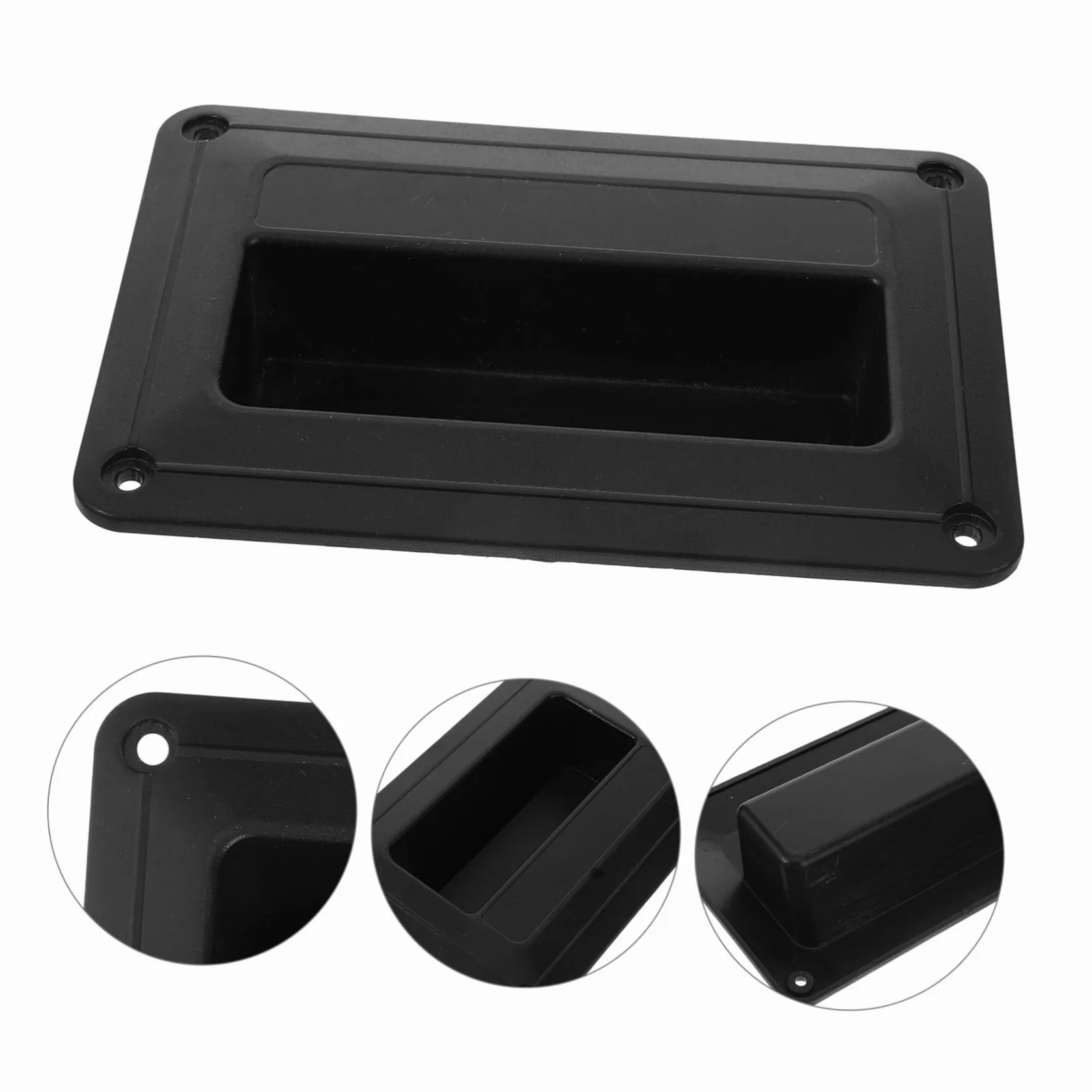 Gadpiparty 4pièces Poignées Latérales Encastrées Plastique pour Enceintes Audio Lot de Design Simple Et Pratique Accessoires De Remplacement pour Transport Sécurisé des Haut-parleurs De Scène