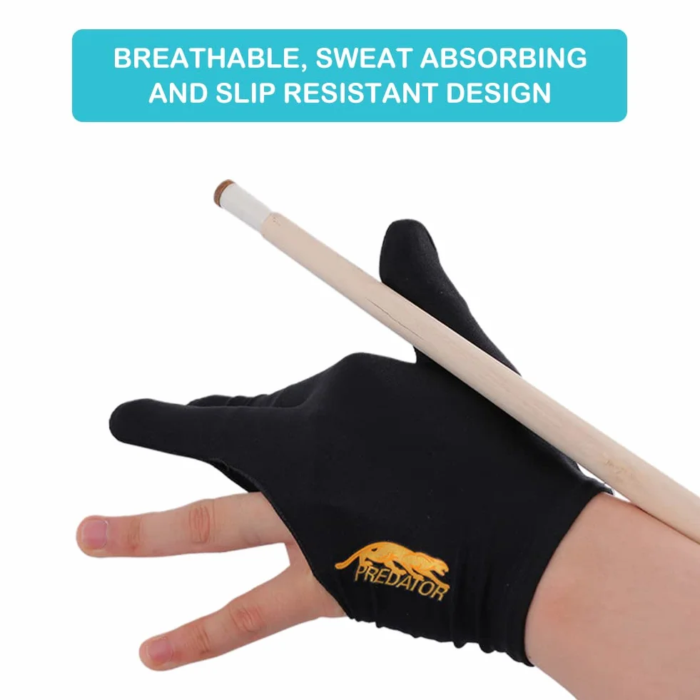 Tokaneit Gants de billard unisexe extensibles pour queue de billard