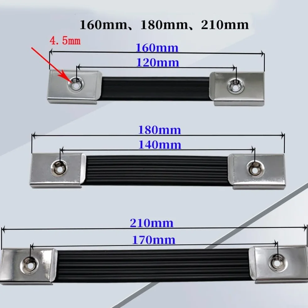 Sangle réglable pour enceinte avec poignée en PVC robuste (180 mm)
