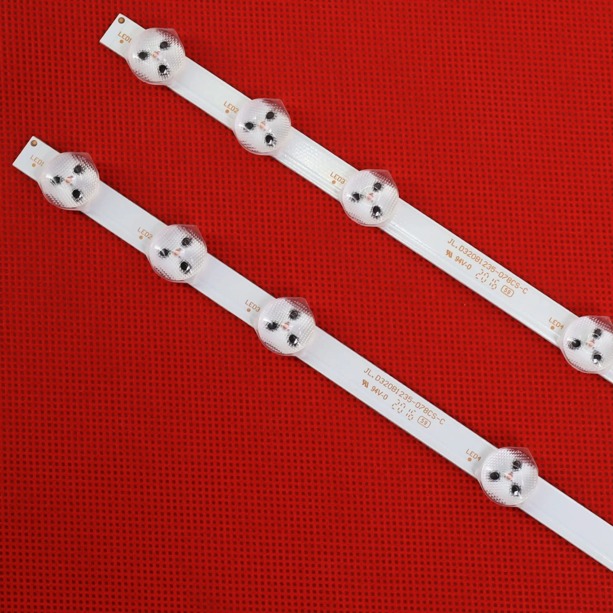 SENHE Lot de 2 bandes LED 11 LED 575 mm 32D1333DB pour TV LED 32" NDV REV0.0 VES315WNDB-01 VES315WNDL-N01 Convient pour VESTEL Convient pour LG INNOTEK