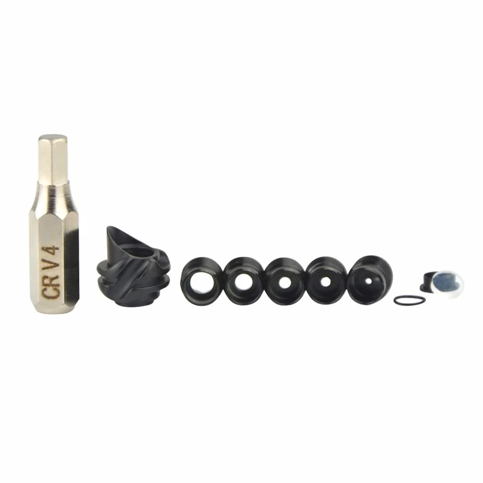 SHARROW Peep Sight 37/45 degrés Aluminium Housing Clarifier Lens 5 Tailles Noyau Intérieur Aperture Kit pour Arc à Poulies