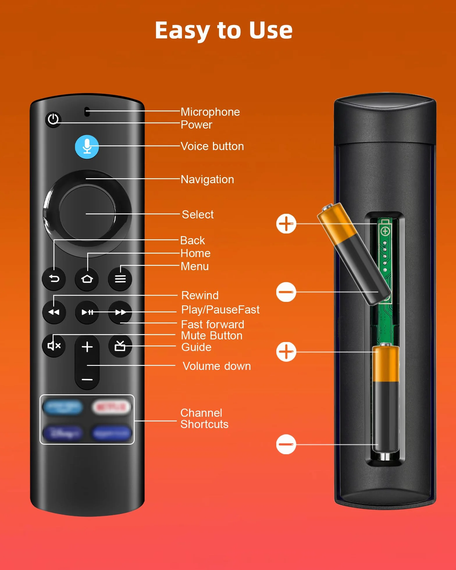 Télécommande vocale 3e génération pour Smart TV A-MZ TV St1-CK 2 gen 3 gen 4K Lite