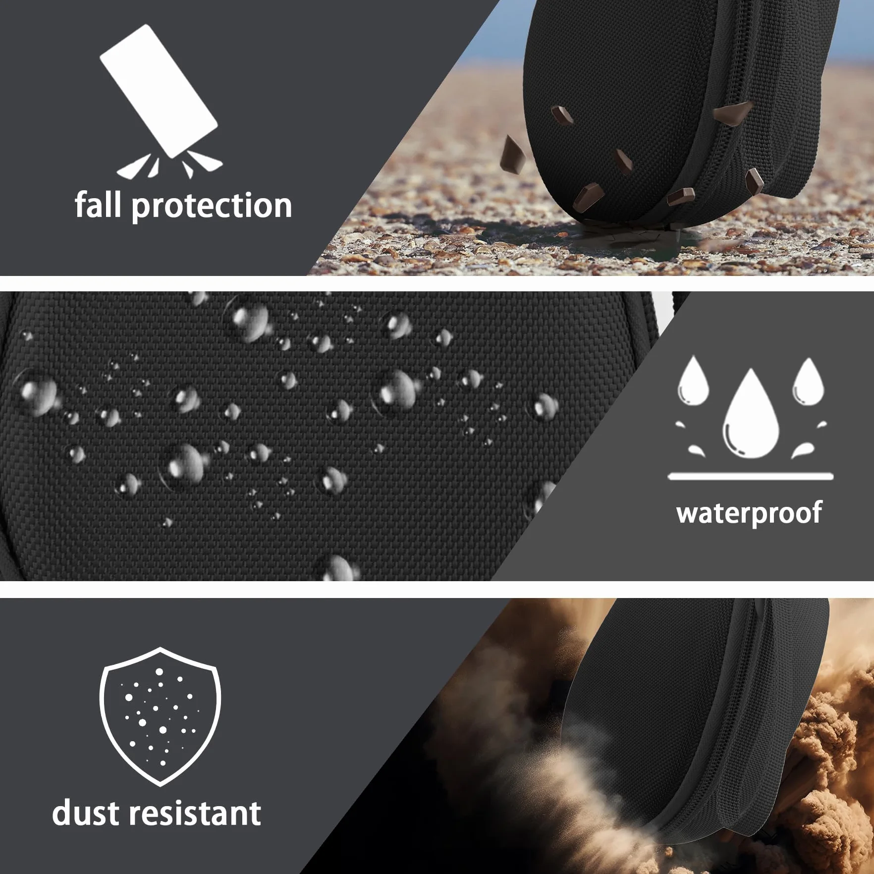 co2CREA Étui de Voyage Dur pour SHOKZ Casques de Sport sans Fil OpenRun Mini/Pro 2 Mini/OpenMove/OpenSwim/OpenSwim Pro