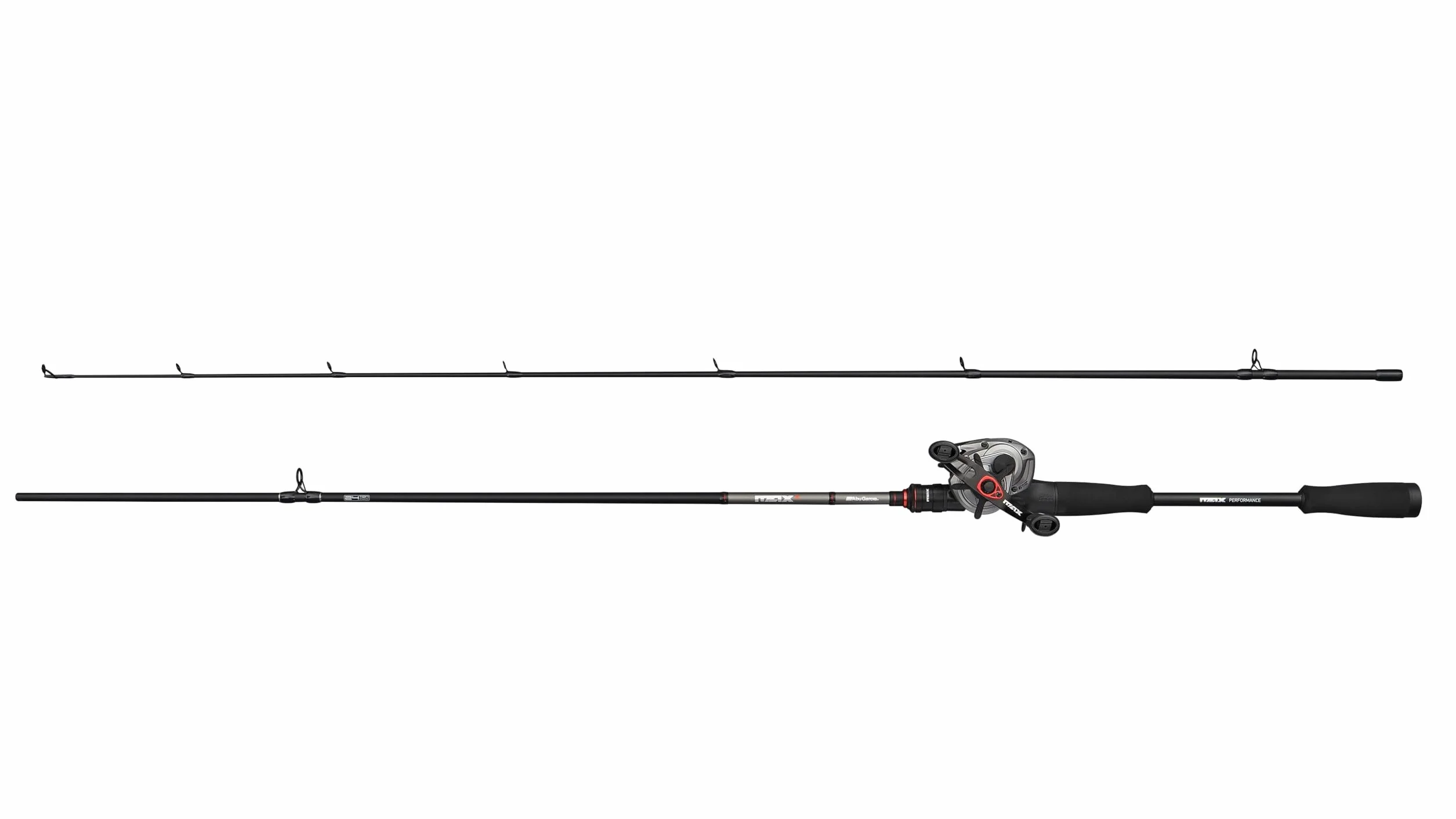 Abu Garcia Max X Casting Ensemble Canne et Moulinet Bait à Profil Bas Eau Douce Pêche Leurres Prédateurs