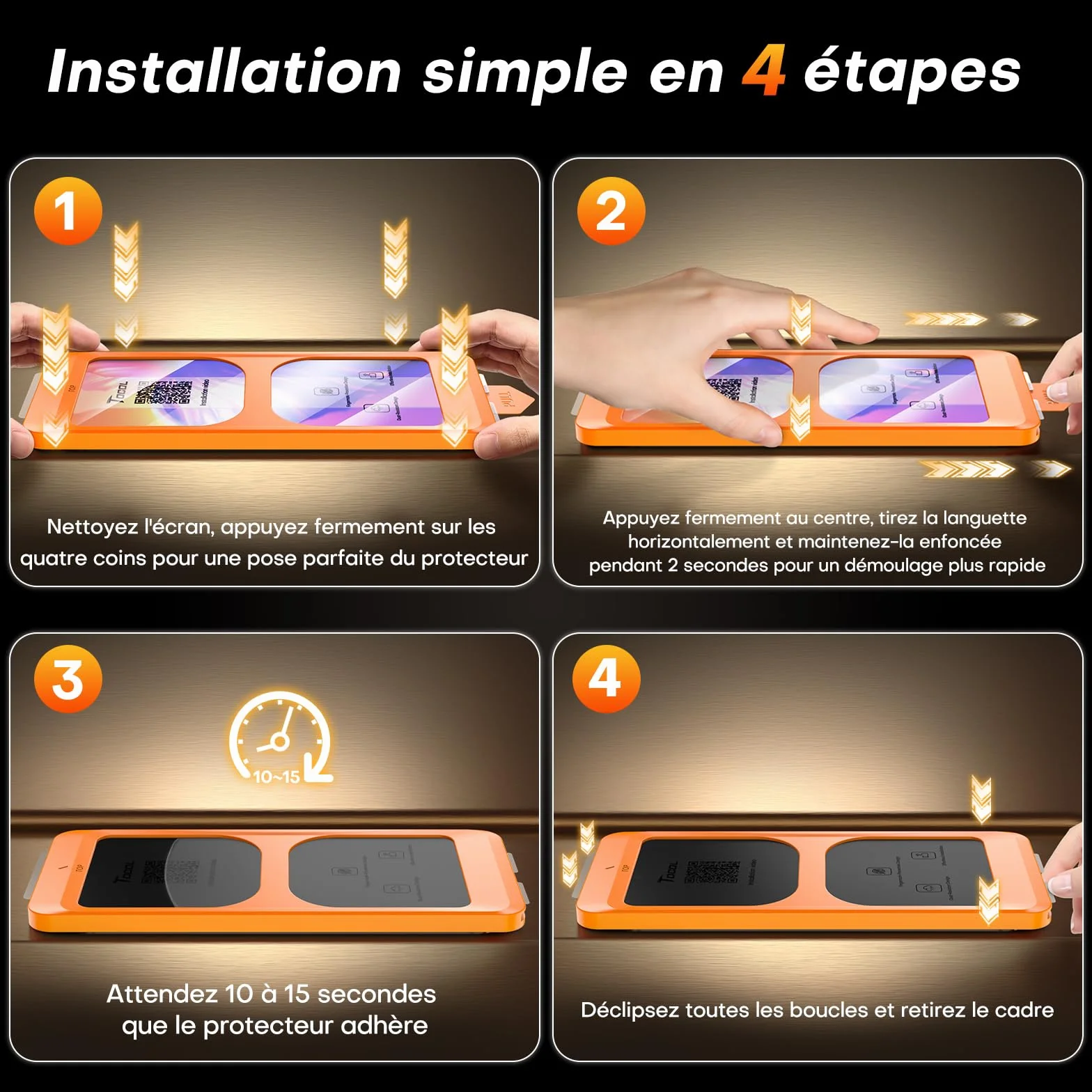 TOCOL Verre Trempé pour Samsung Galaxy S26 Ultra, Dépoussiérage Automatique, Installation Rapide, Sans Bulles, Dureté 9H, Résistant aux Rayures, Coques de Téléphone Compatibles, 2 Pièces