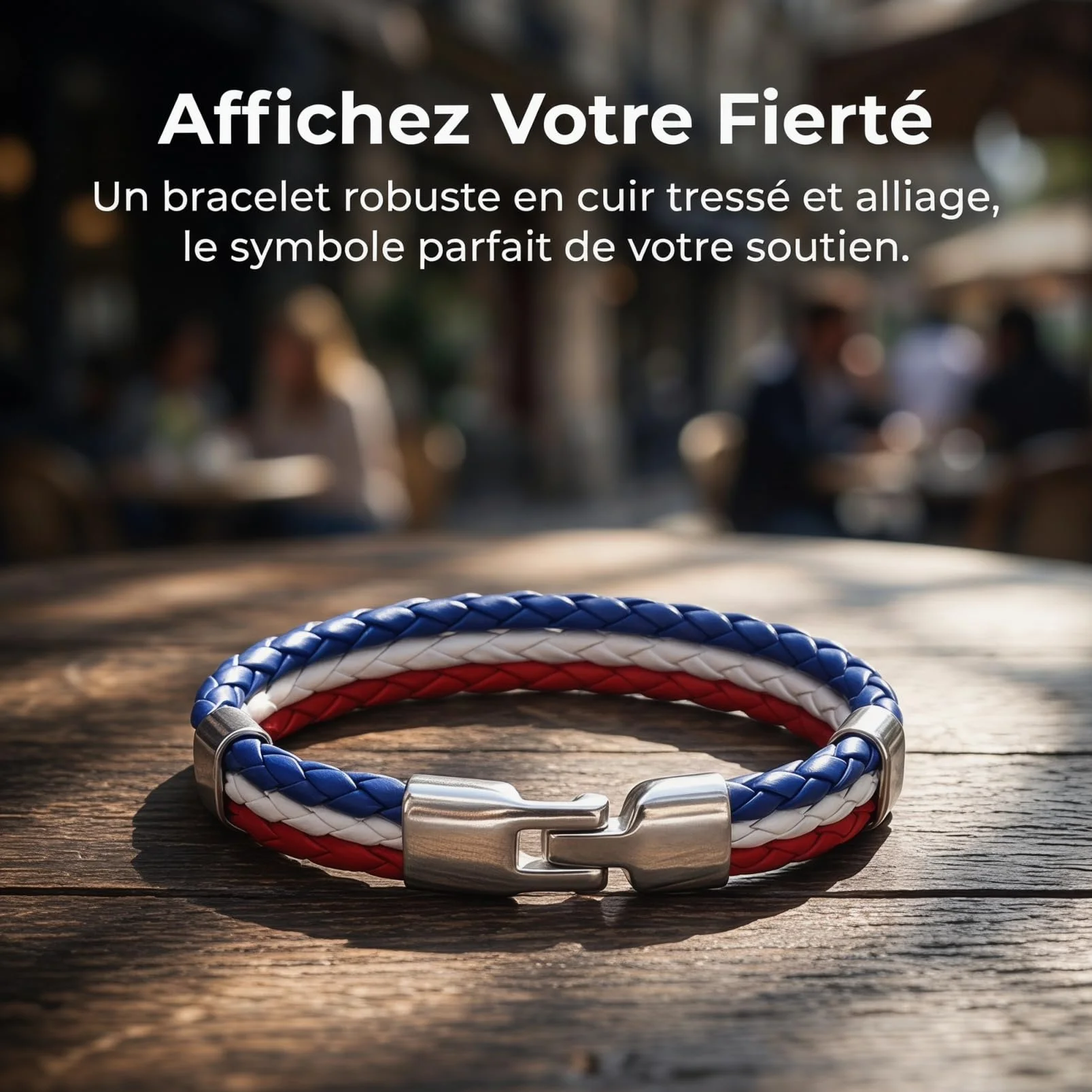 GALPADA Bracelets Pays Drapeau Match de Football Accessoires à Tisser Bijoux