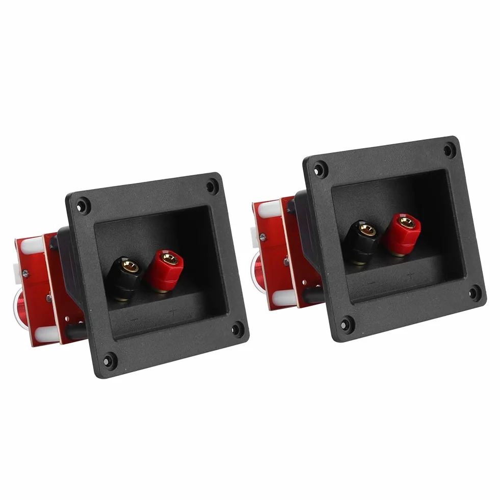 Lot de 2 Filtres Croisés HiFi, Tweeter Basse, Haut-Parleur 2 Voies, Diviseur de Fréquence 120 W, Impédance 4-8 Ohms pour Bibliothèque de 3 à 8 Pouces Haut-Parleur HiFi Fever