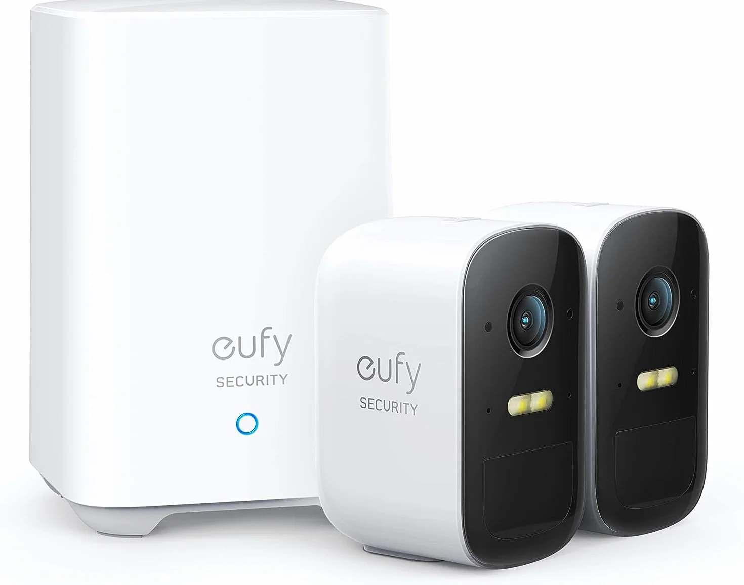 eufy Security Caméra de Surveillance WiFi Extérieure sans Fil, eufyCam 2C Base + 2 caméras, HD 1080p, IP67, Vision Nocturne