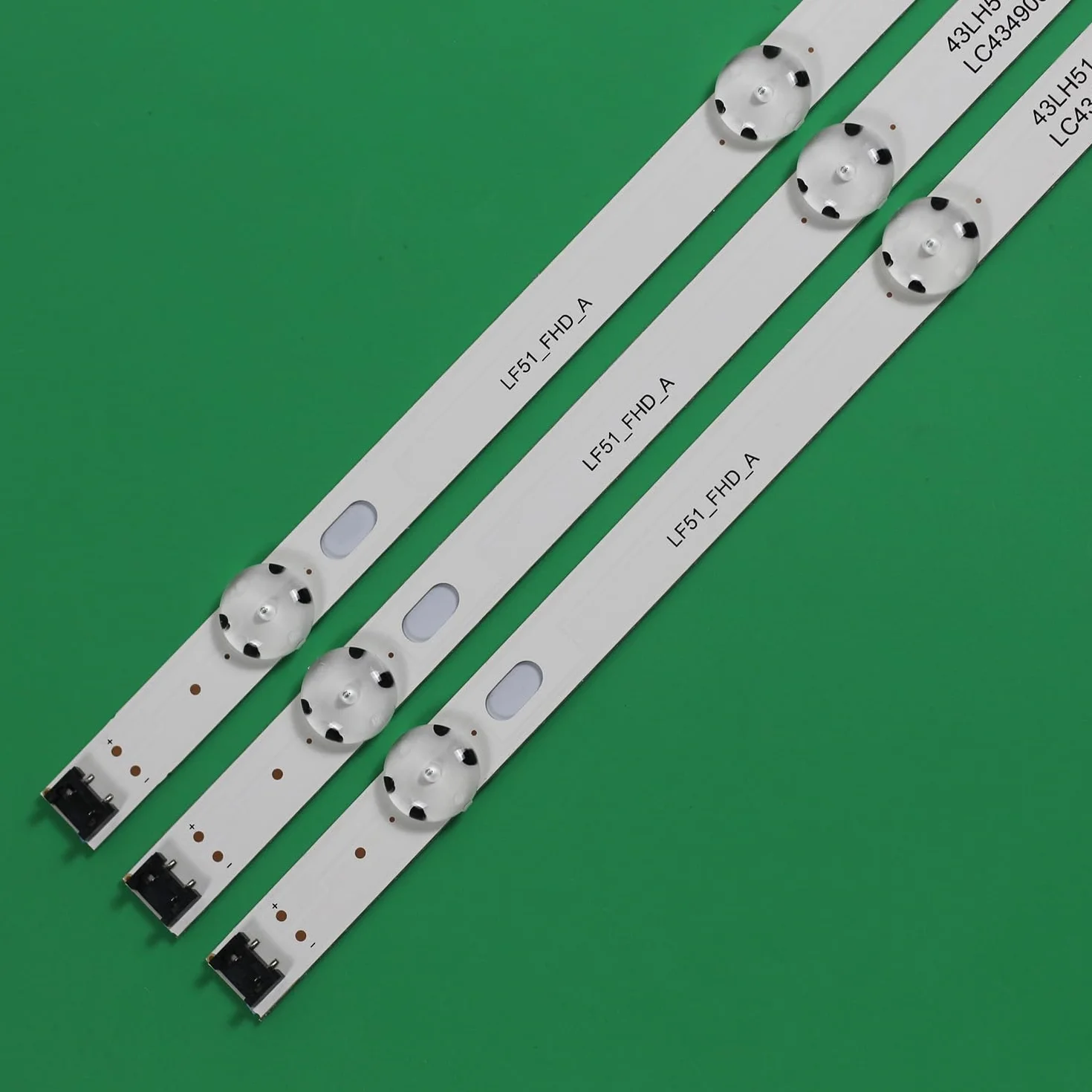 Bande de rétroéclairage LED for 7 lampes compatible for Innotek 17Y 43 pouces - Type A 43UJ6300 43UJ6307 43LJ594V HC430DUN SSC_43LJ61_FHD 43UJ630V 43UJ634V Bande lumineuse TV