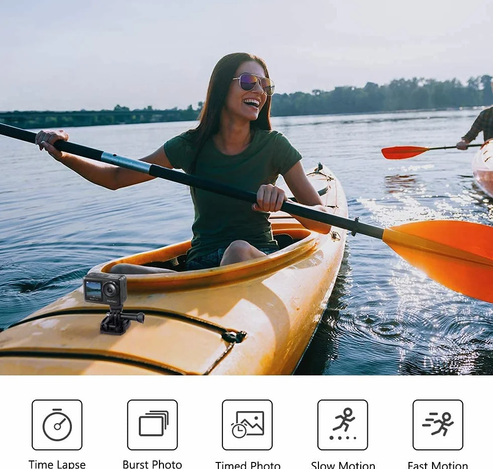 AKASO Brave 7 Caméra Sport 4k 30FPS 20MP WiFi 40M Plongée Écran Tactile IPX7 EIS 2.0 Double Écran 128 Go