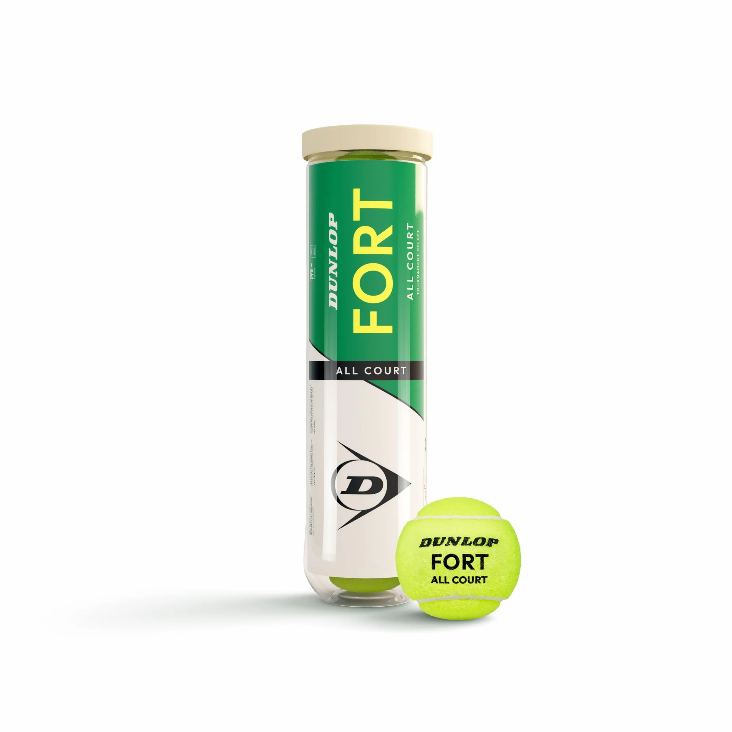 DUNLOP Balle de Tennis Fort All Court TS pour Sable Terrain Dur Gazon