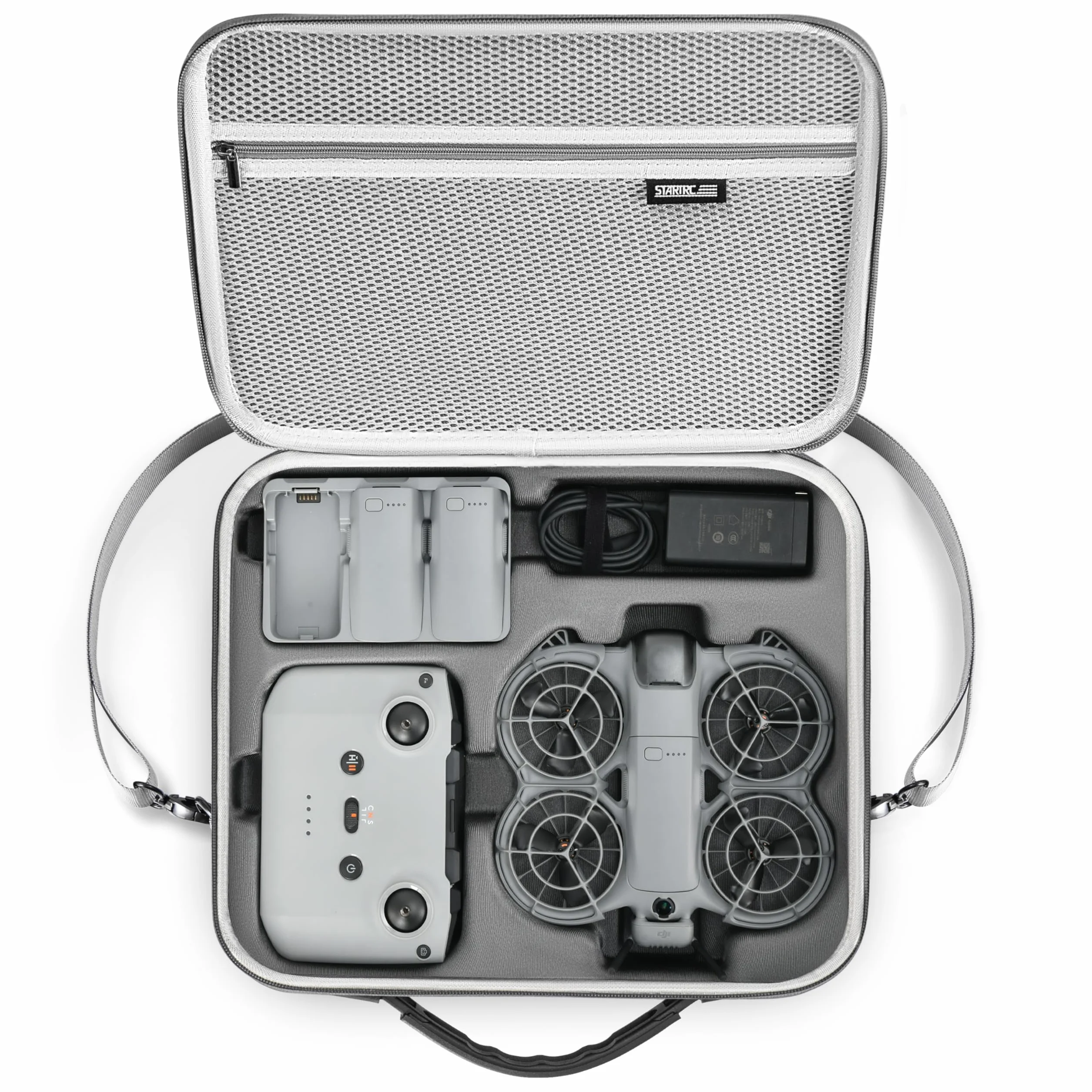 STARTRC Housse de Protection Rigide pour DJI Neo 2 Fly More Combo - Étui Multifonction Drone
