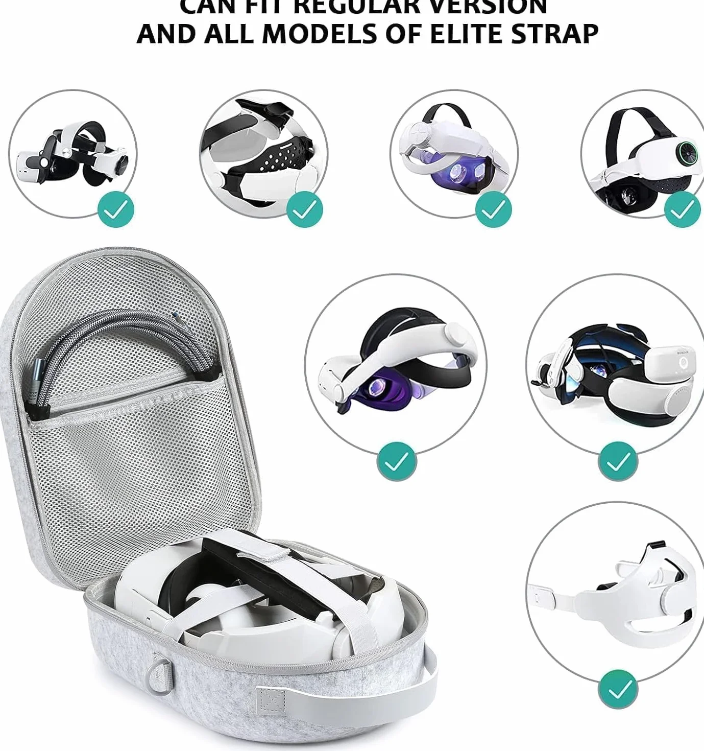 Meta Quest 3/3S Grand sac de transport ultra haute capacité compatible casque réalité virtuelle
