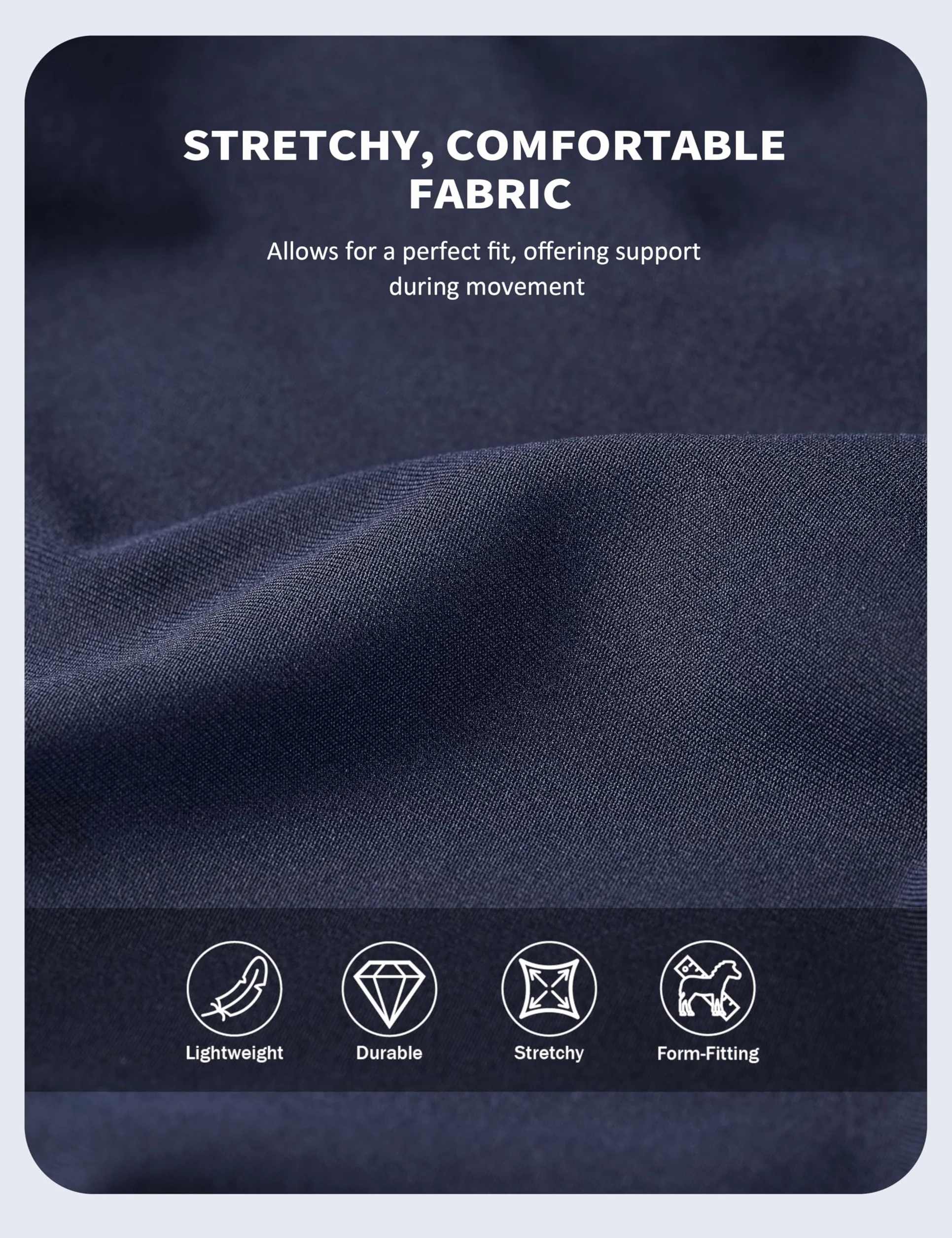 Harrison Howard Épaulière épaisse extensible doublure polaire confort anti-frottements Bleu marine L
