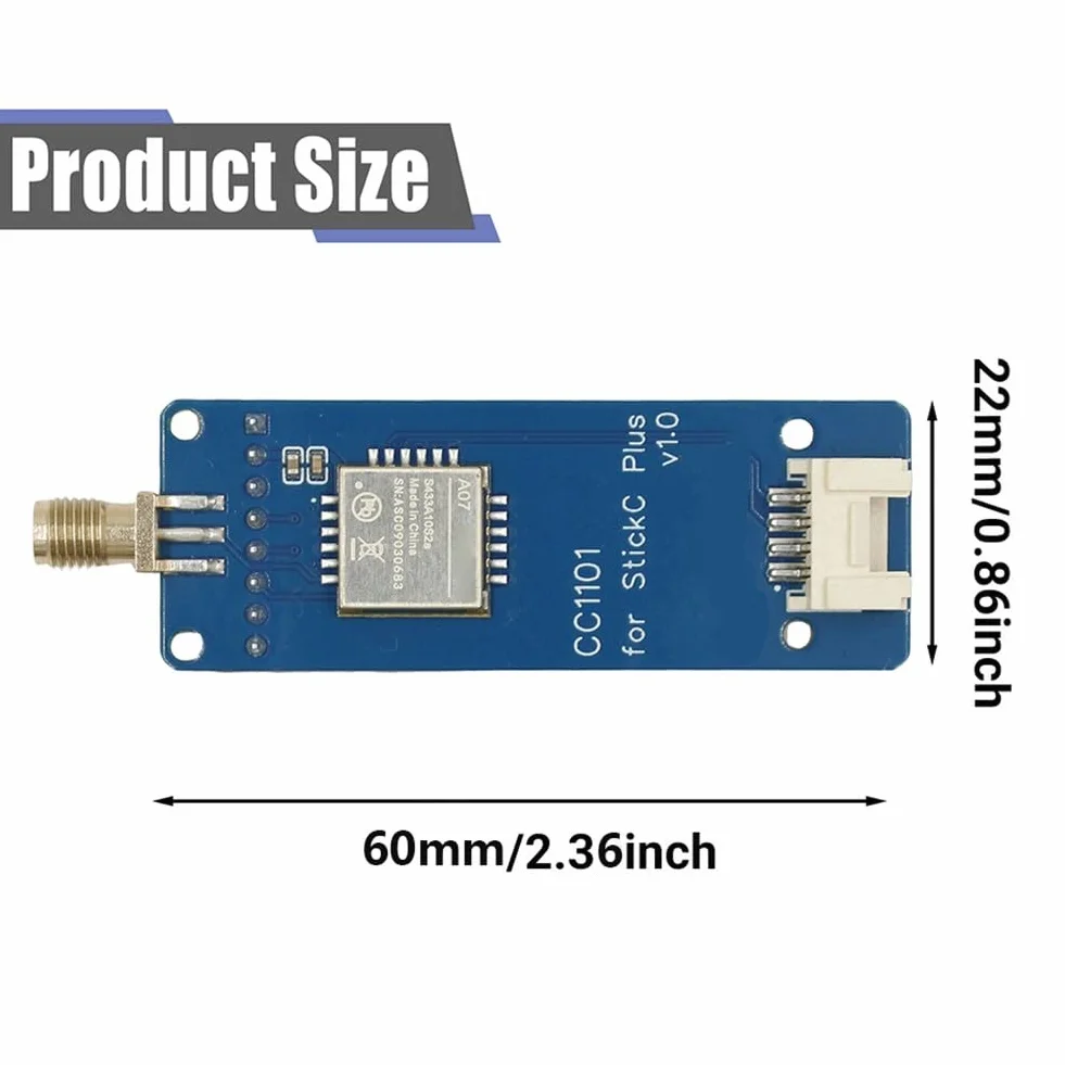 CC1101 Module RF 433 MHz pour M5Stack StickC Plus 2, carte de développement IoT sub-GHz