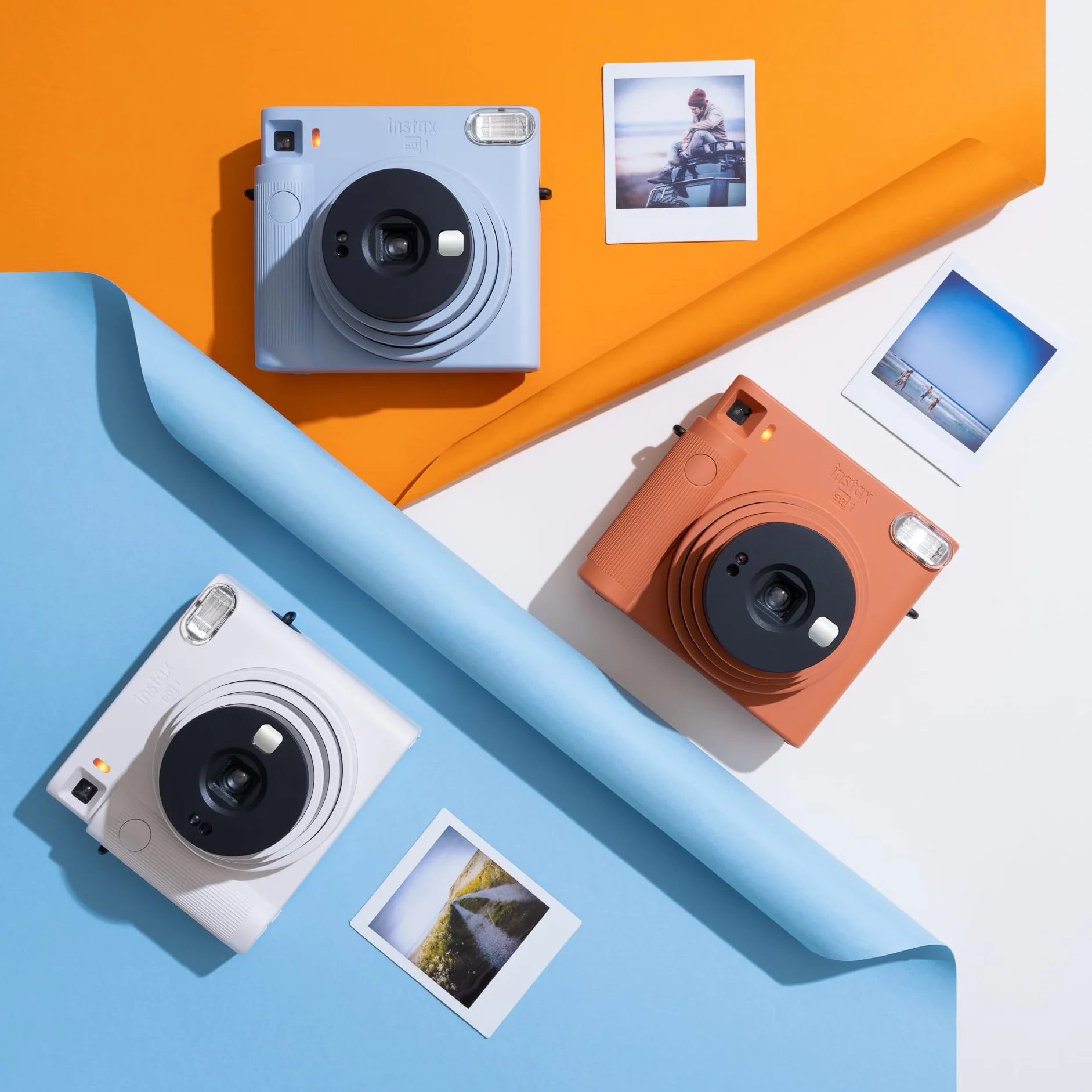 Instax Square SQ1 Instant Camera, Terracotta Orange