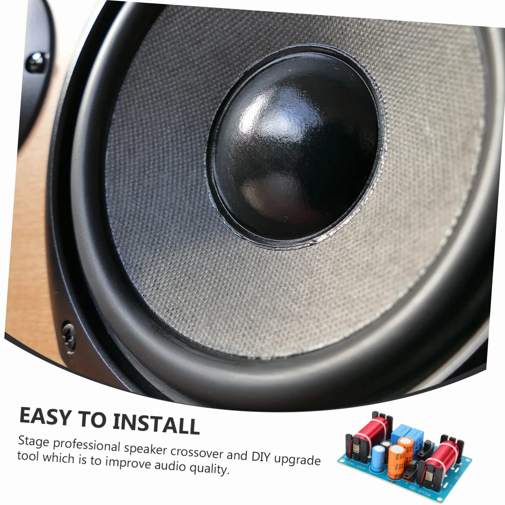 Diviseur de Bande Audio 3 Voies Professionnel pour Haut-Parleur Voiture et Golf Cart, 150w, Cuivre et Composants Électroniques, Protection des Aigus Facile à Installer