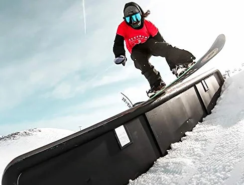 Fixations Snowboard Automatiques Base+ L 43-45 EU Noir Freestyle Freeride