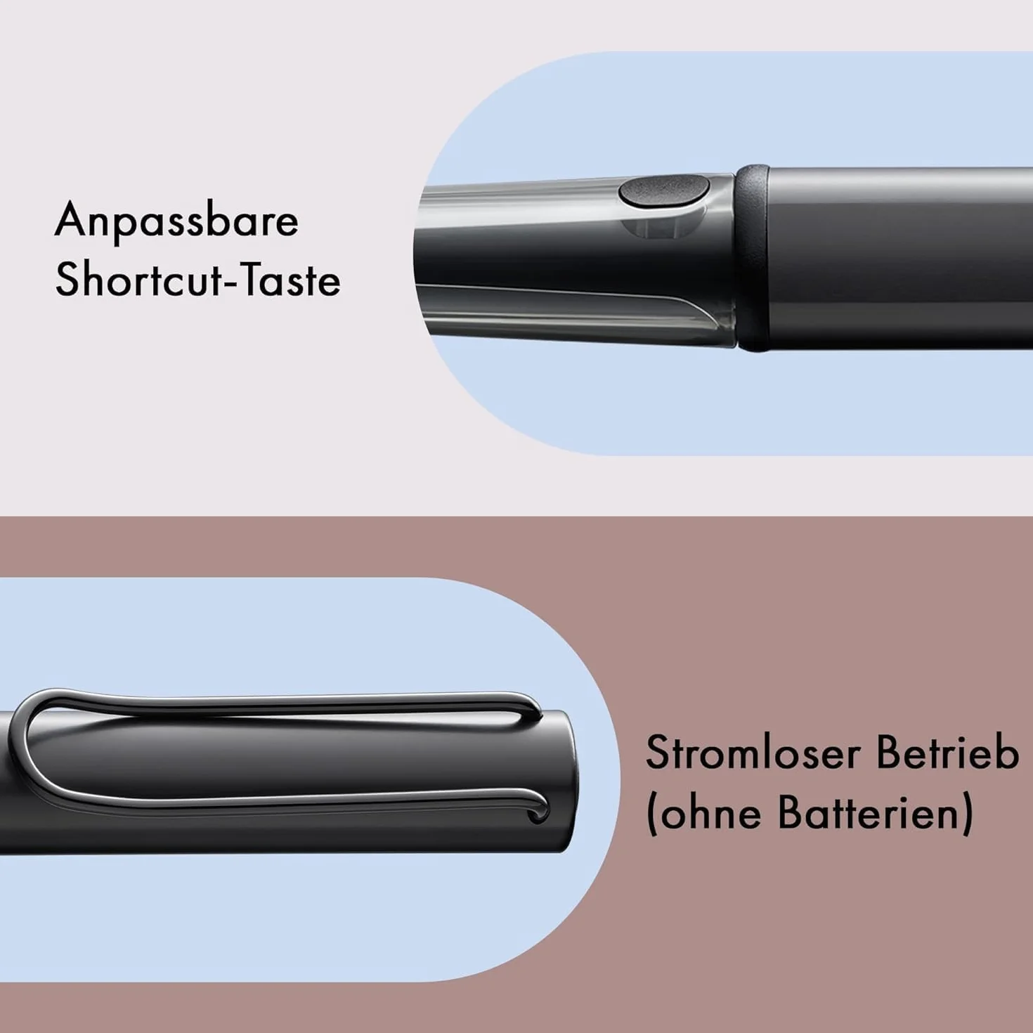 Lamy AL-Star EMR Stylet pour écran Tactile et Stylet Lamy LX EMR, étui Vide, Stylet numérique pour tablettes, Smartphones et Ordinateurs Portables, Pointes de Contact Pom interchangeables, sans Piles