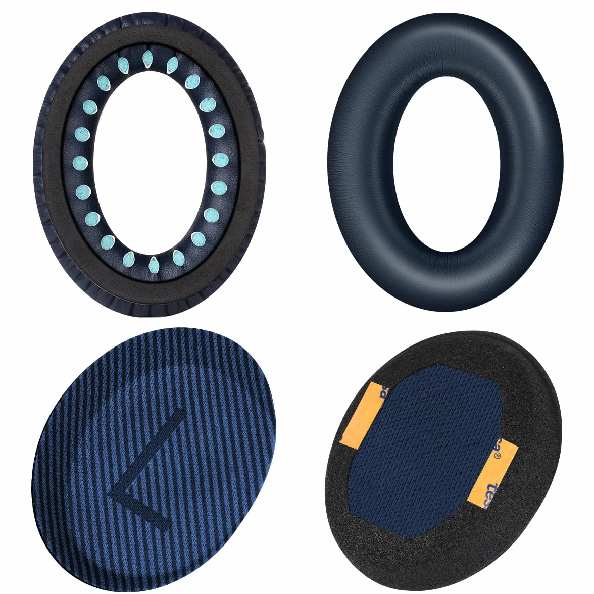Ainiv Coussinets de Remplacement pour Casques Bose QC35 QC35 II Circum-Aural Bleu