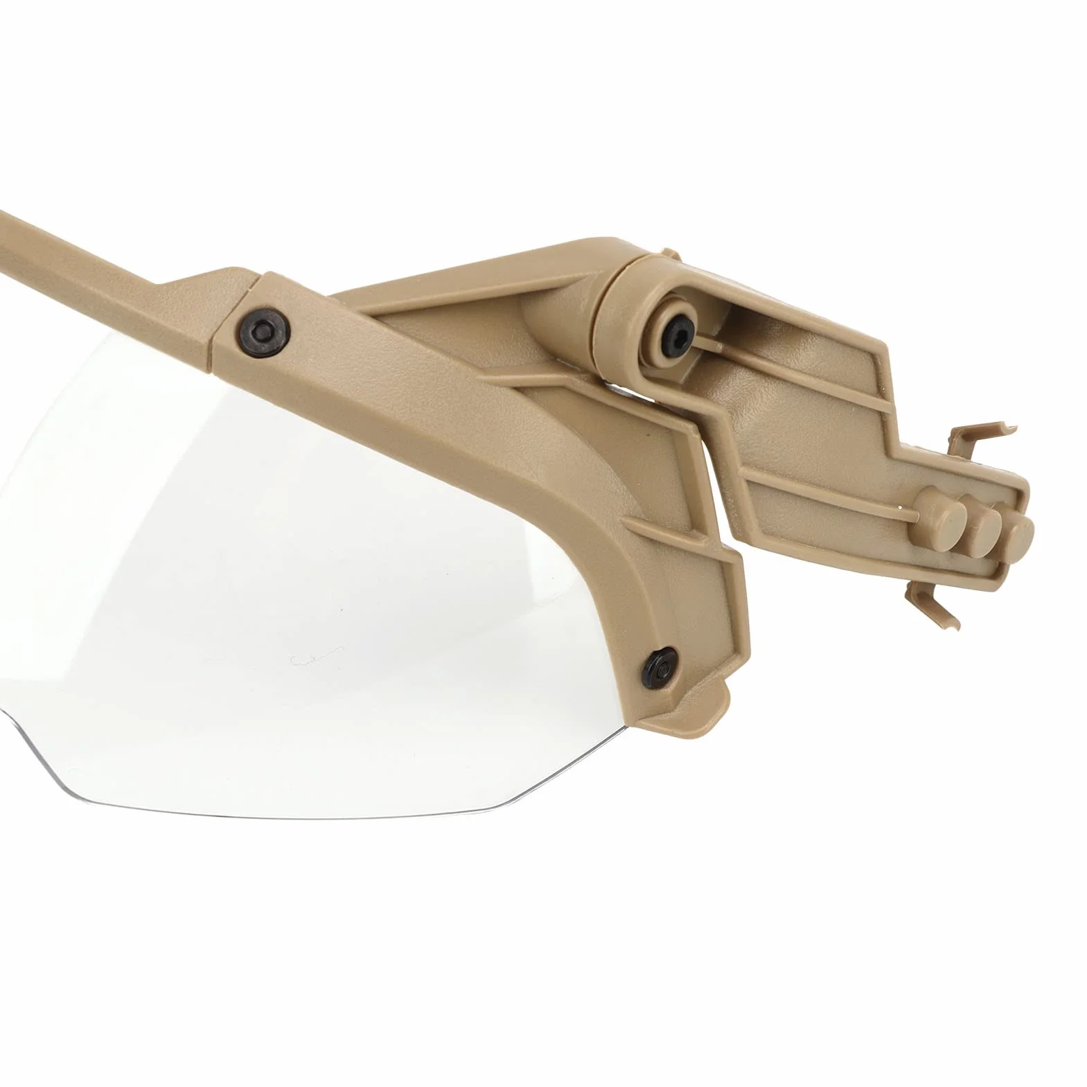 Visière Casque Airsoft MICH/Fast PC Transparente Jaune