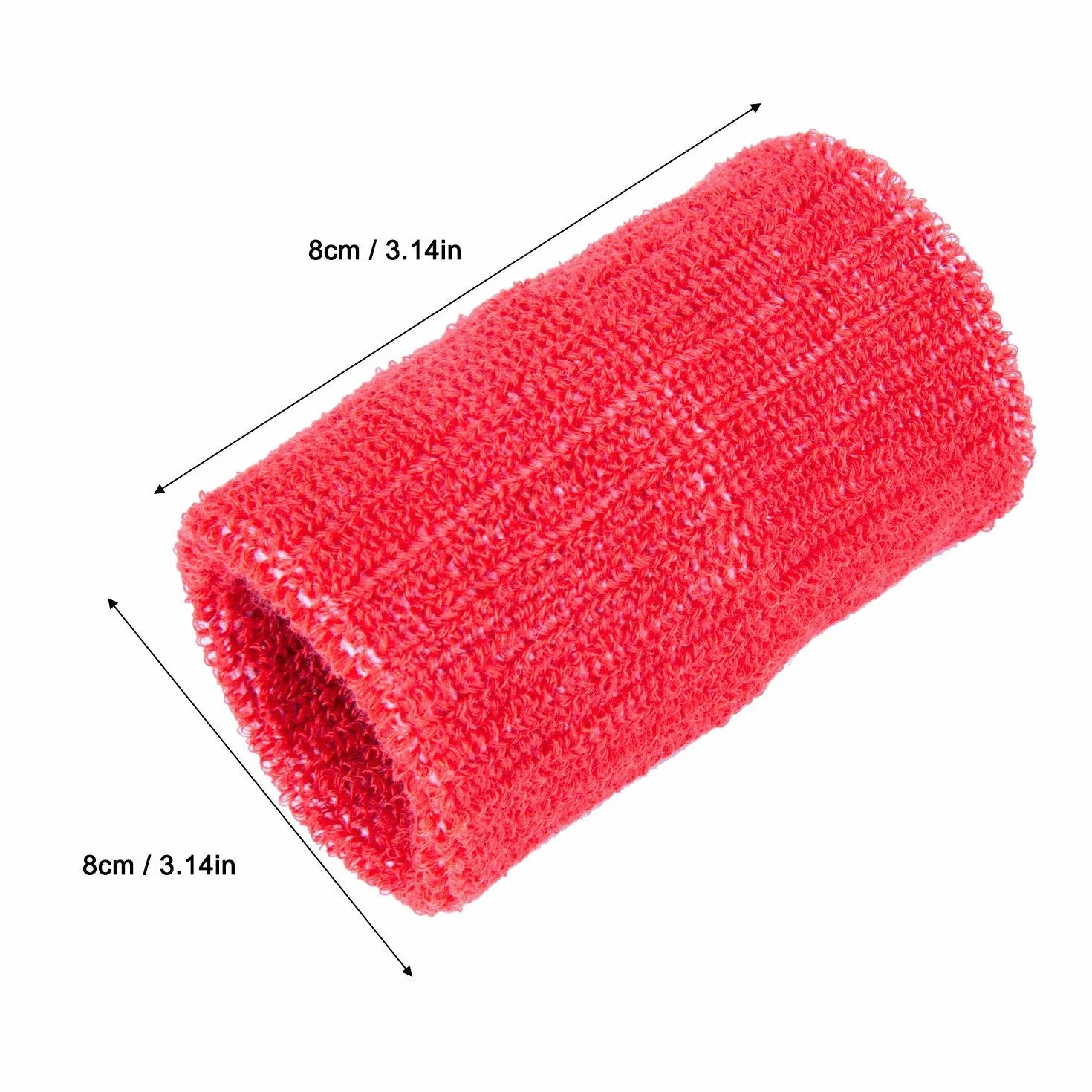 Czemo 24 Pièces Bandeau de Transpiration en Sport Poignet éponge Antisudation pour Hommes Femmes Enfants