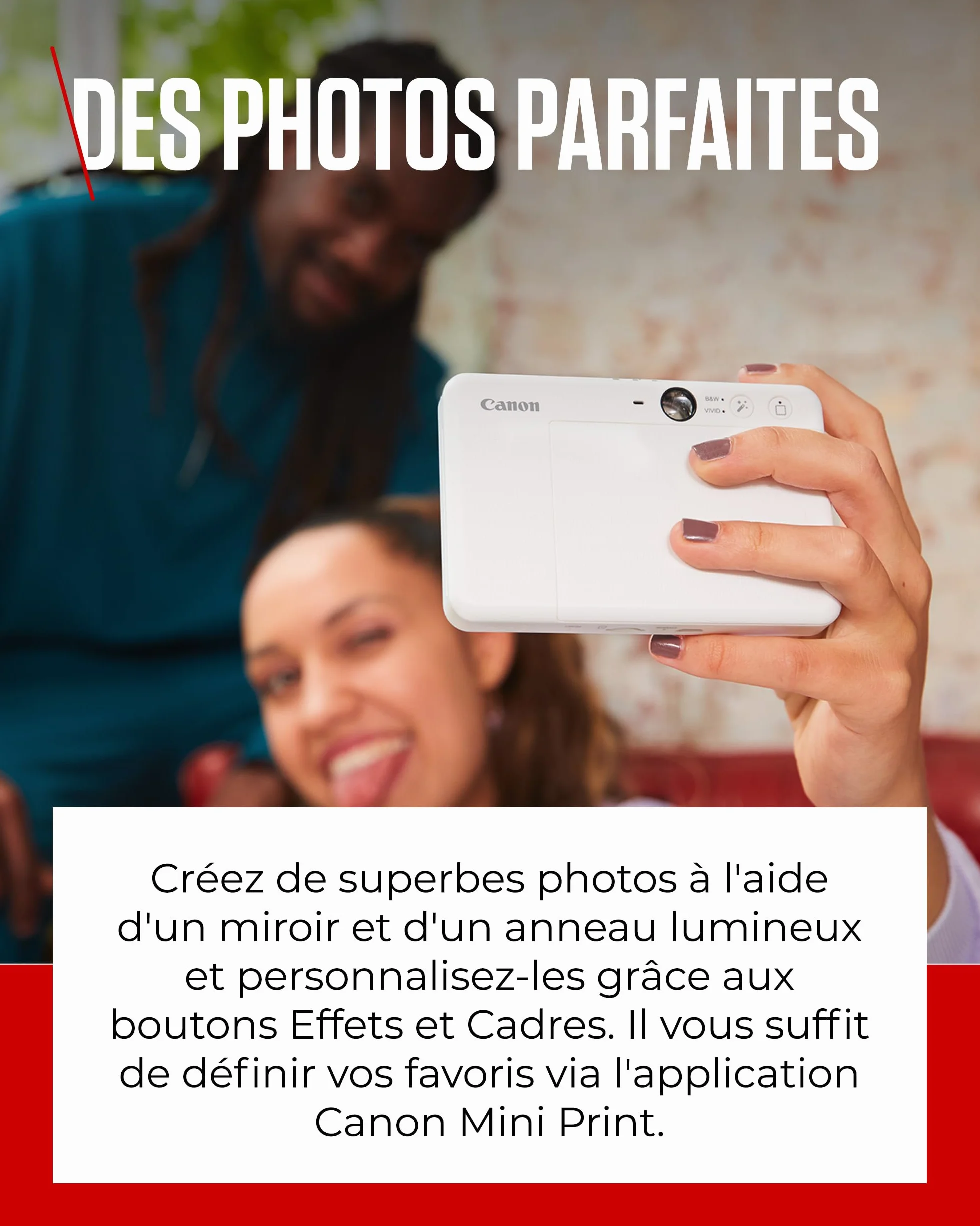 Appareil Photo Instantané Canon Zoemini S2 Blanc