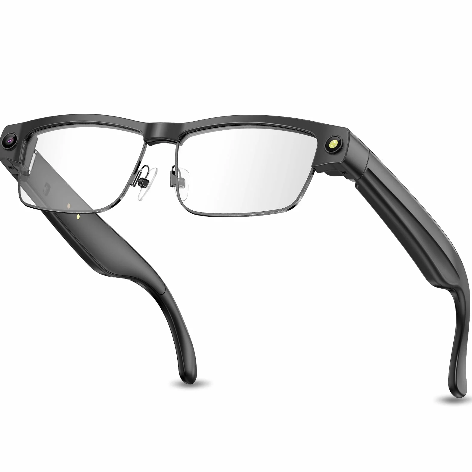 Lunettes Connectées Intelligentes avec Caméra HD 1080P – Smart Glasses avec Vidéo, Vocale AI, Audio Open-Ear, Appels & Musique, Micro ANC, Wi-Fi, Traduction et Protection UV – Pour Hommes Femmes