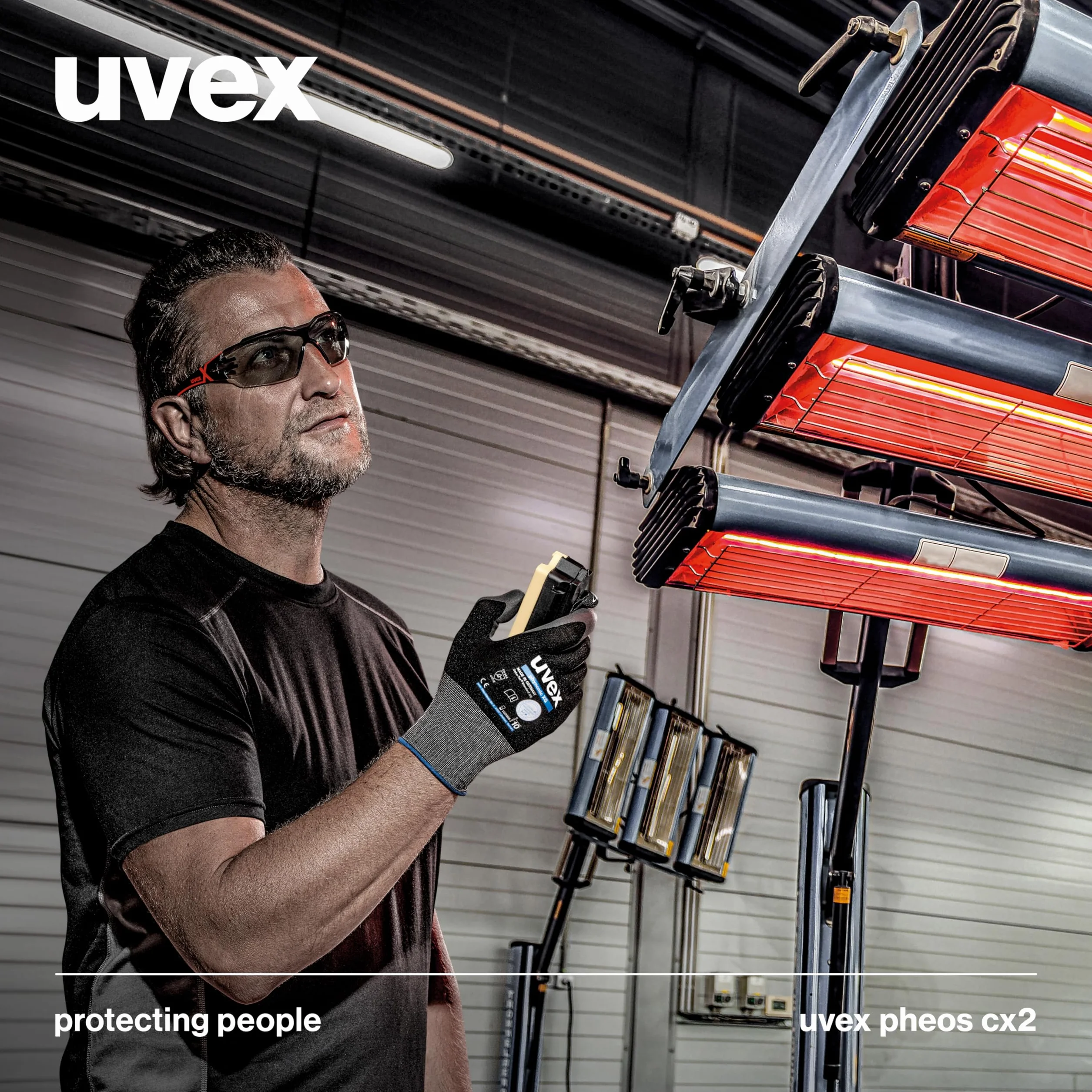 Uvex pheos cx2 Lunettes de protection infrarouge UV soudage anti-buée anti-rayures