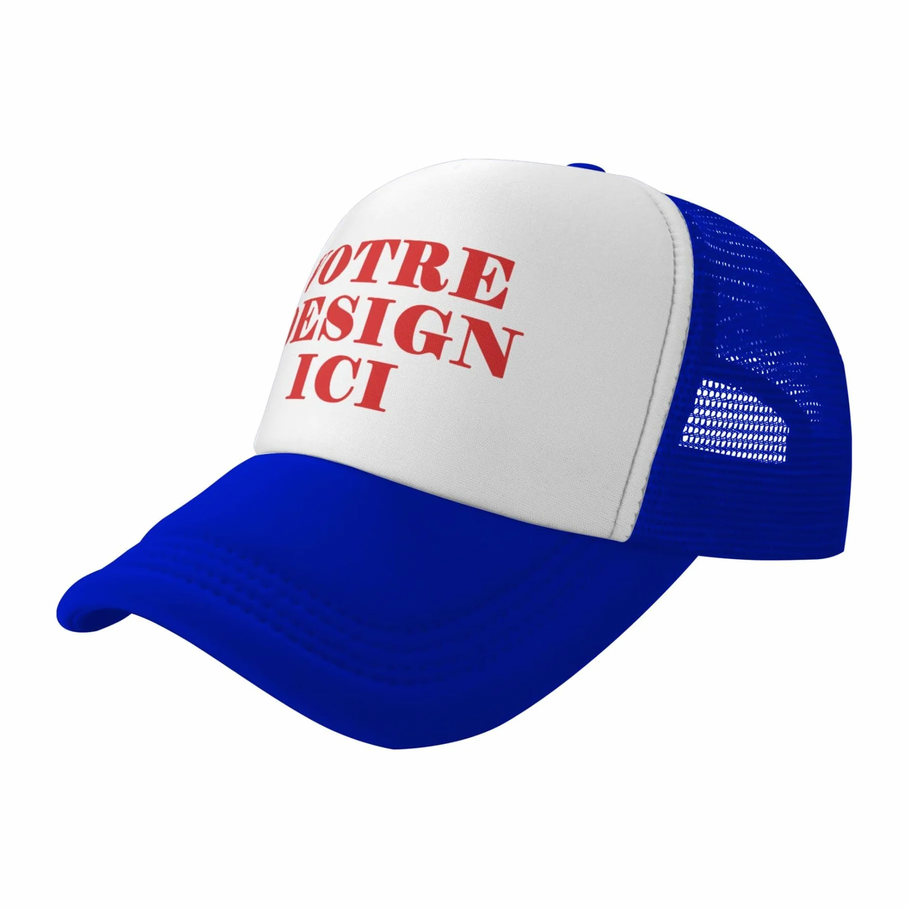 Casquette personnalisable baseball avec votre logo, casquette trucker unisexe en mesh