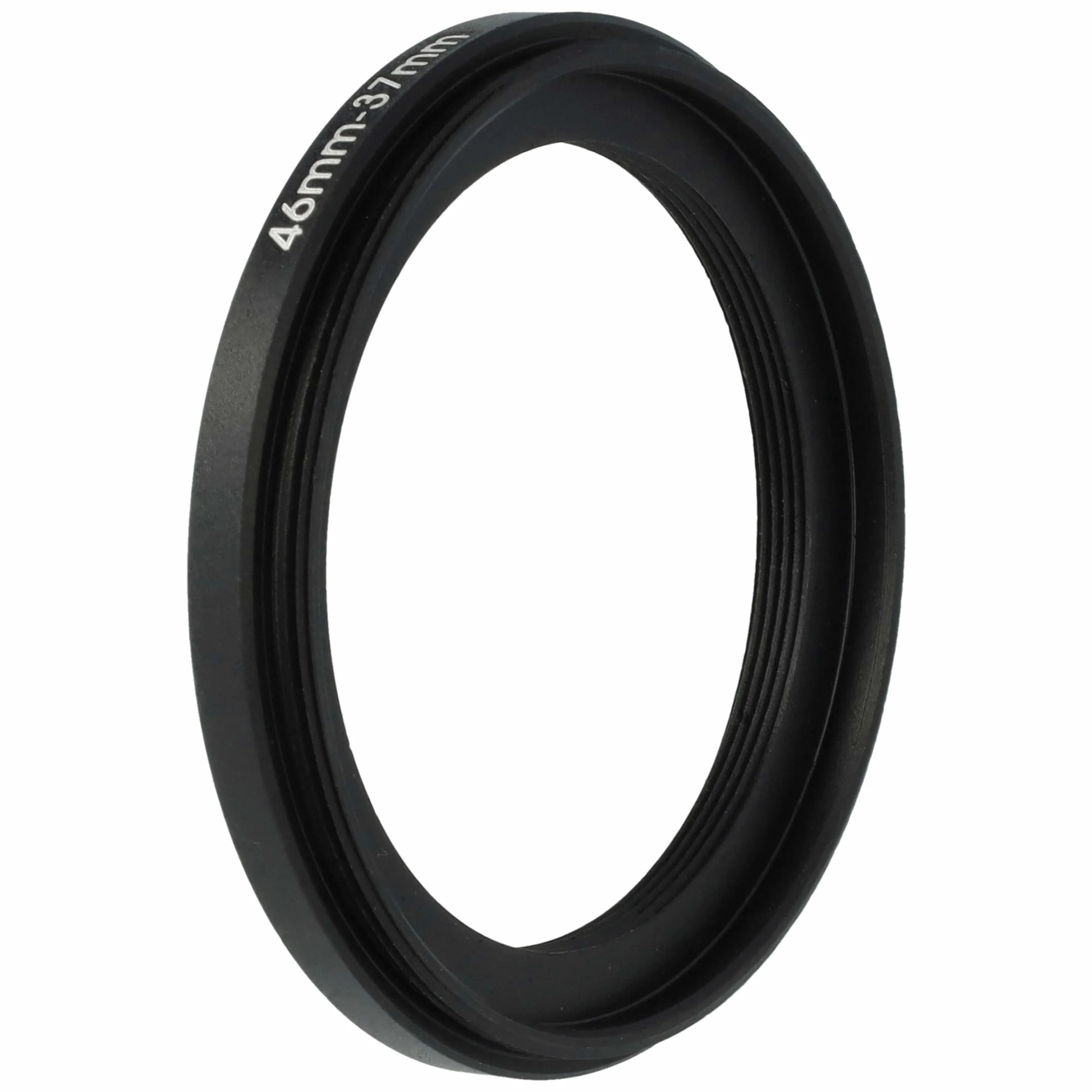 vhbw Bague d'adaptation de Filtre Step-Down de 46 mm vers 37 mm pour Objectif d'appareil Photo - Réducteur, métal Noir