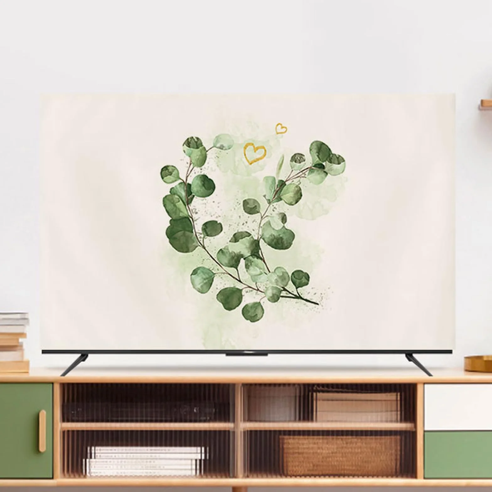 Cache-PoussièRe pour TéLéViseur,Housse pour TéLéViseur éLastique,Couverture De TéLéVision Housse D'éCran Protection,Respirant Housse De Protection pour TV,pour 32 à 65 Pouces