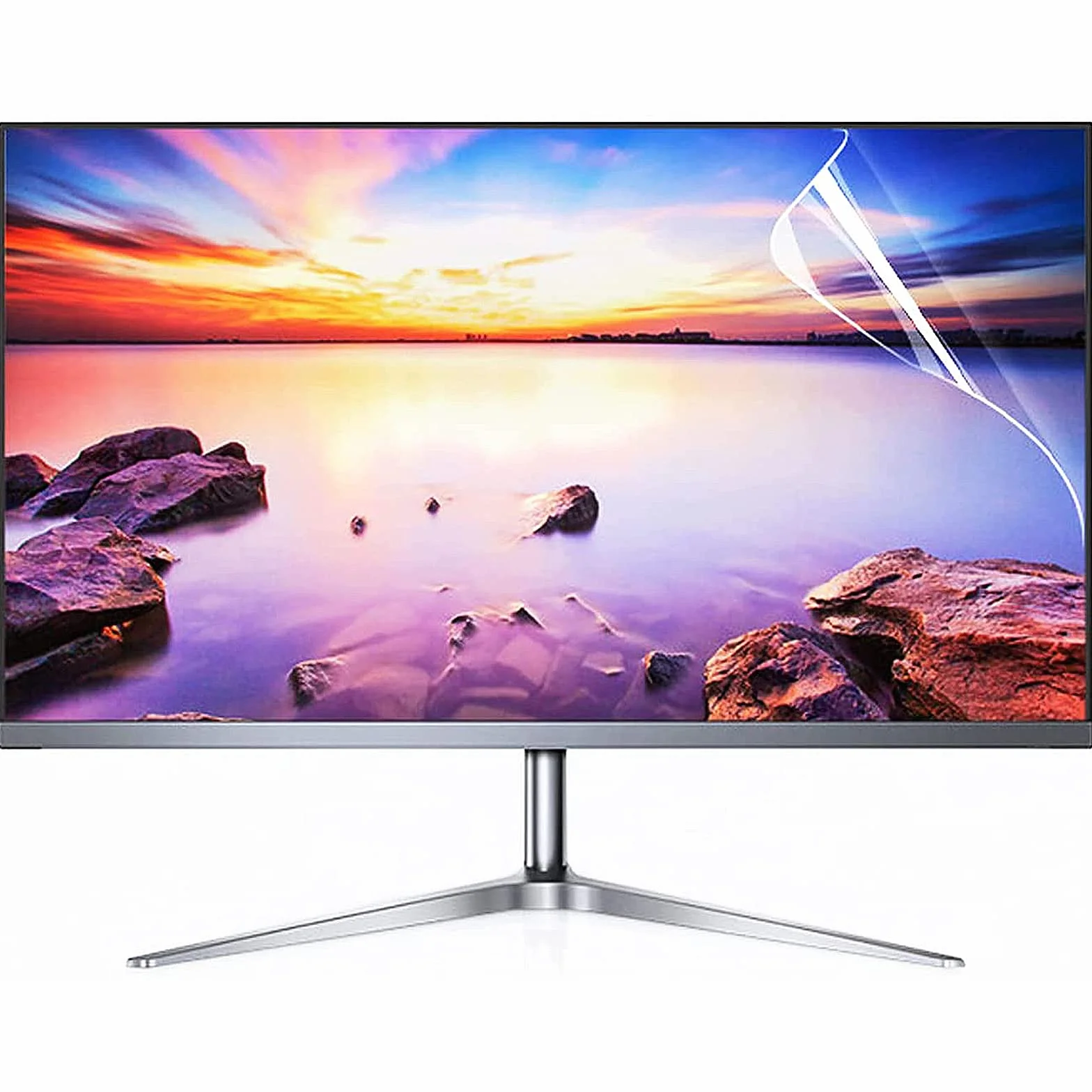 Film Protecteur d'Écran Mat Anti-Reflets pour TV LCD 32-75 Pouces 34 Pouces 50 Pouces