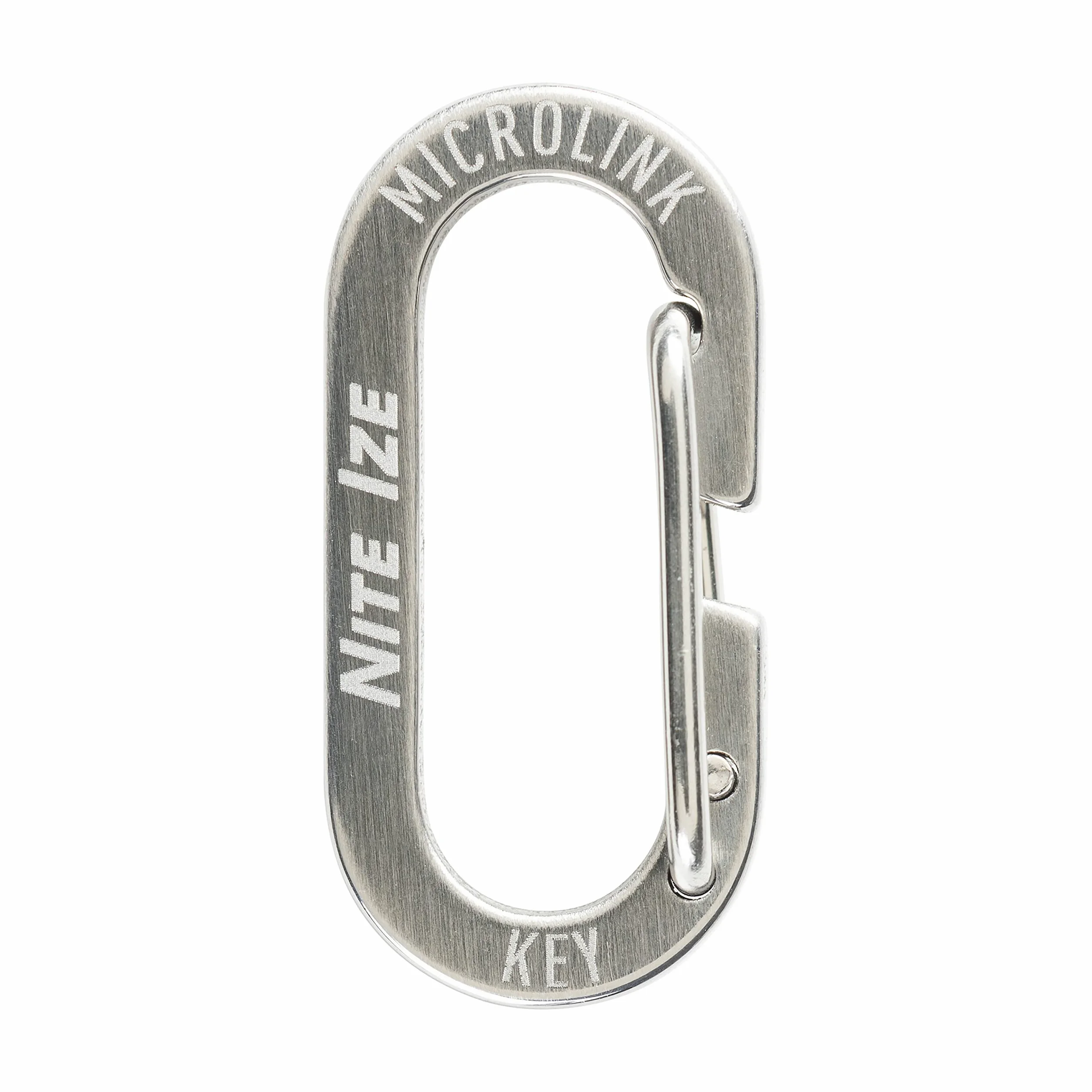 Nite IZE MicroLink Lot de 4 Mini Mousquetons en Acier Inoxydable
