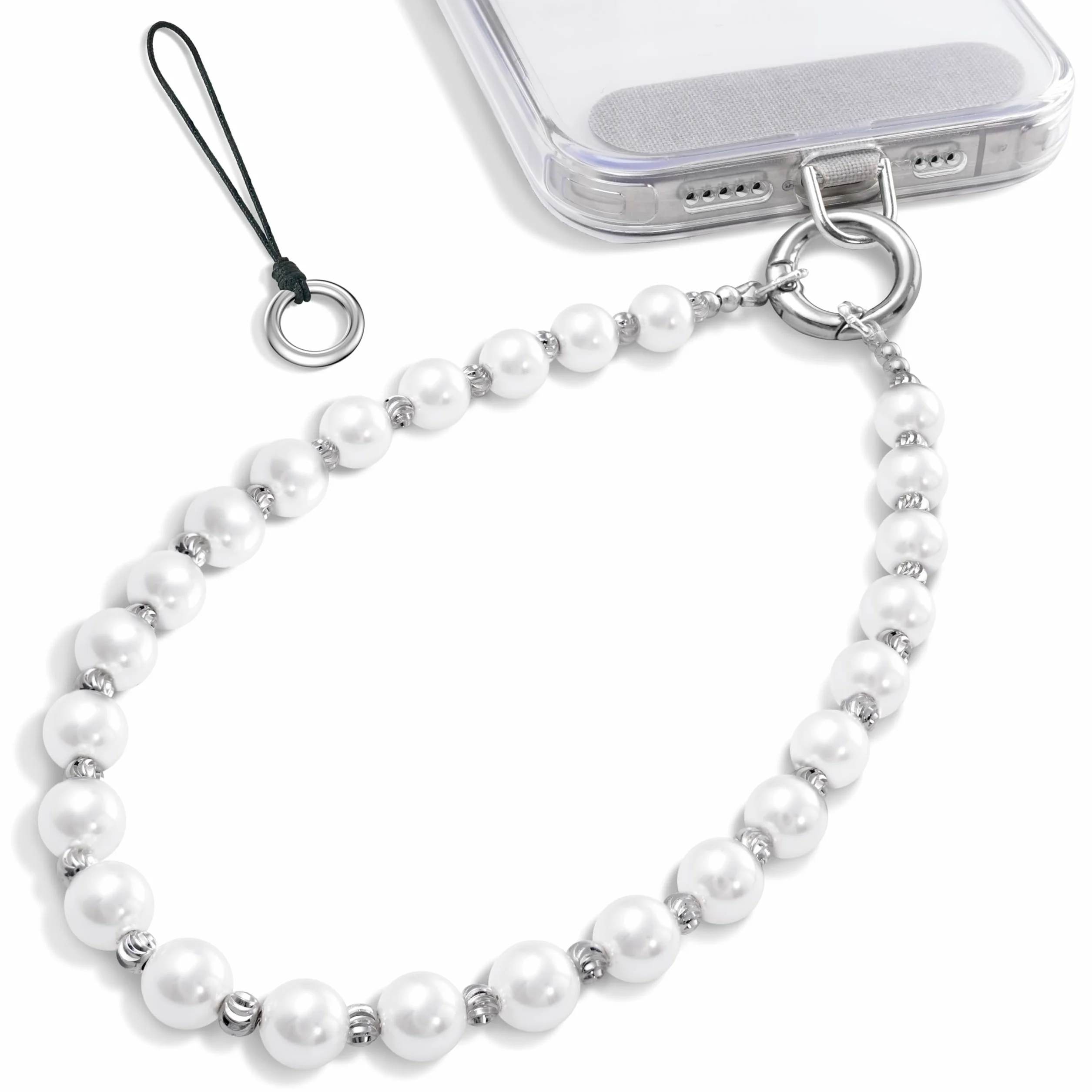 SURPHY Cordon Telephone Portable en Perlée, Bijoux en Perlée pour Femmes Filles