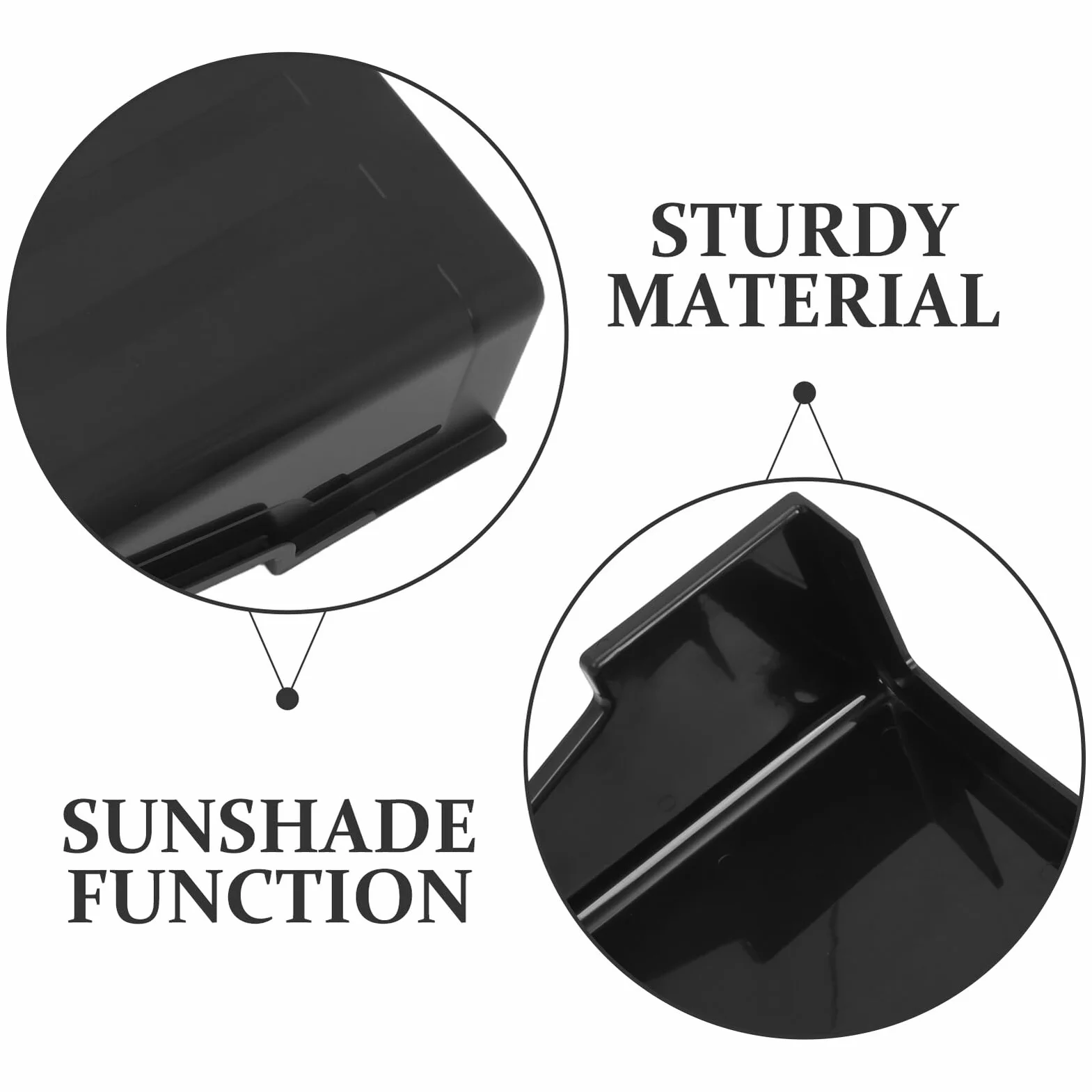 BESPORTBLE Housse de Protection pour Caméra Extérieure Abri Plastique Résistant Pluie et Soleil Installation Facile sans Outils Protection Intempéries et Poussière